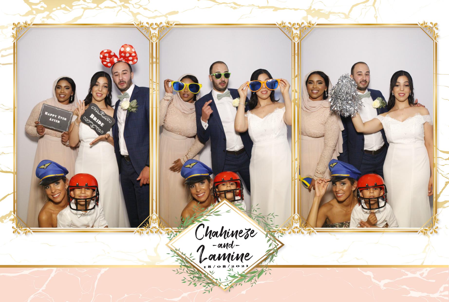 Chahineze & Lamine's Wedding | View more photos from the event at gallery.myphotoboothexperience.co.uk/u/MyPhotoBoothExperienceLtd/Chahineze-Lamines-Wedding