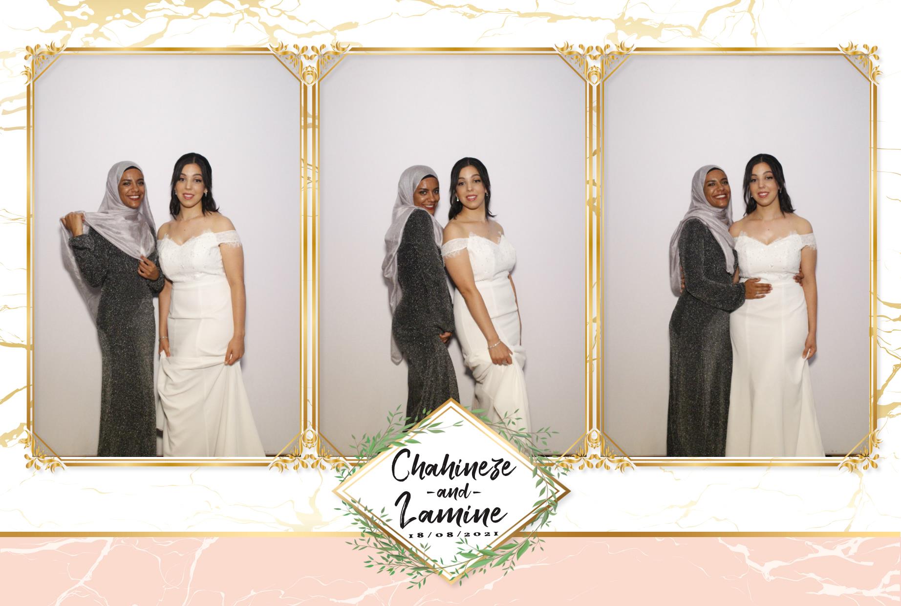 Chahineze & Lamine's Wedding | View more photos from the event at gallery.myphotoboothexperience.co.uk/u/MyPhotoBoothExperienceLtd/Chahineze-Lamines-Wedding