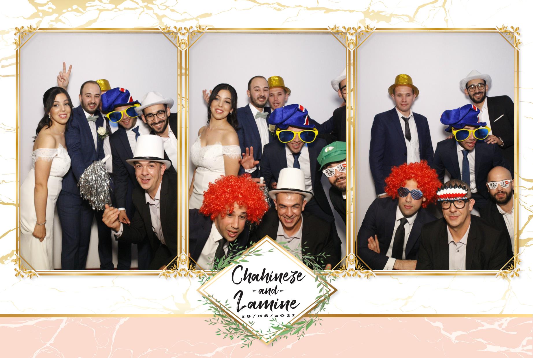 Chahineze & Lamine's Wedding | View more photos from the event at gallery.myphotoboothexperience.co.uk/u/MyPhotoBoothExperienceLtd/Chahineze-Lamines-Wedding