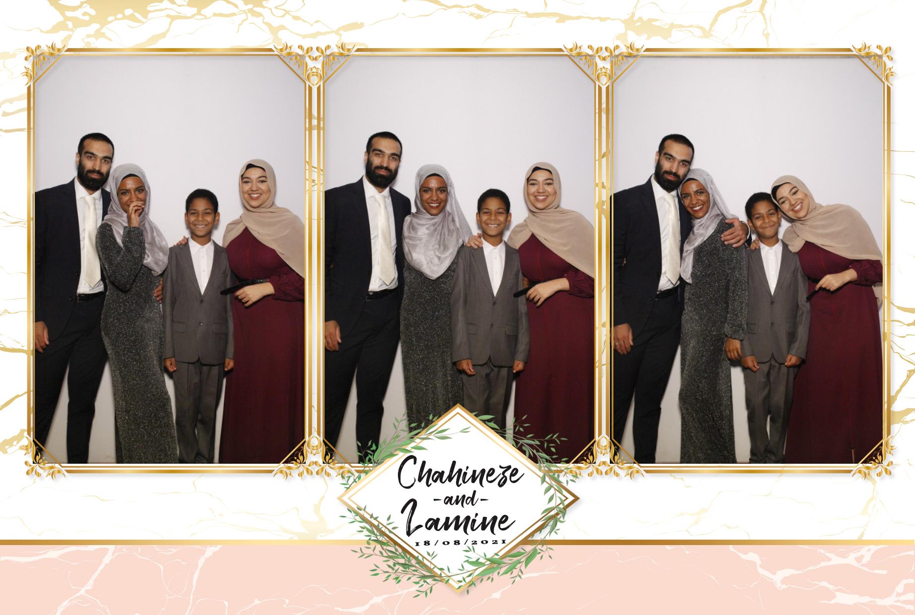 Chahineze & Lamine's Wedding | View more photos from the event at gallery.myphotoboothexperience.co.uk/u/MyPhotoBoothExperienceLtd/Chahineze-Lamines-Wedding