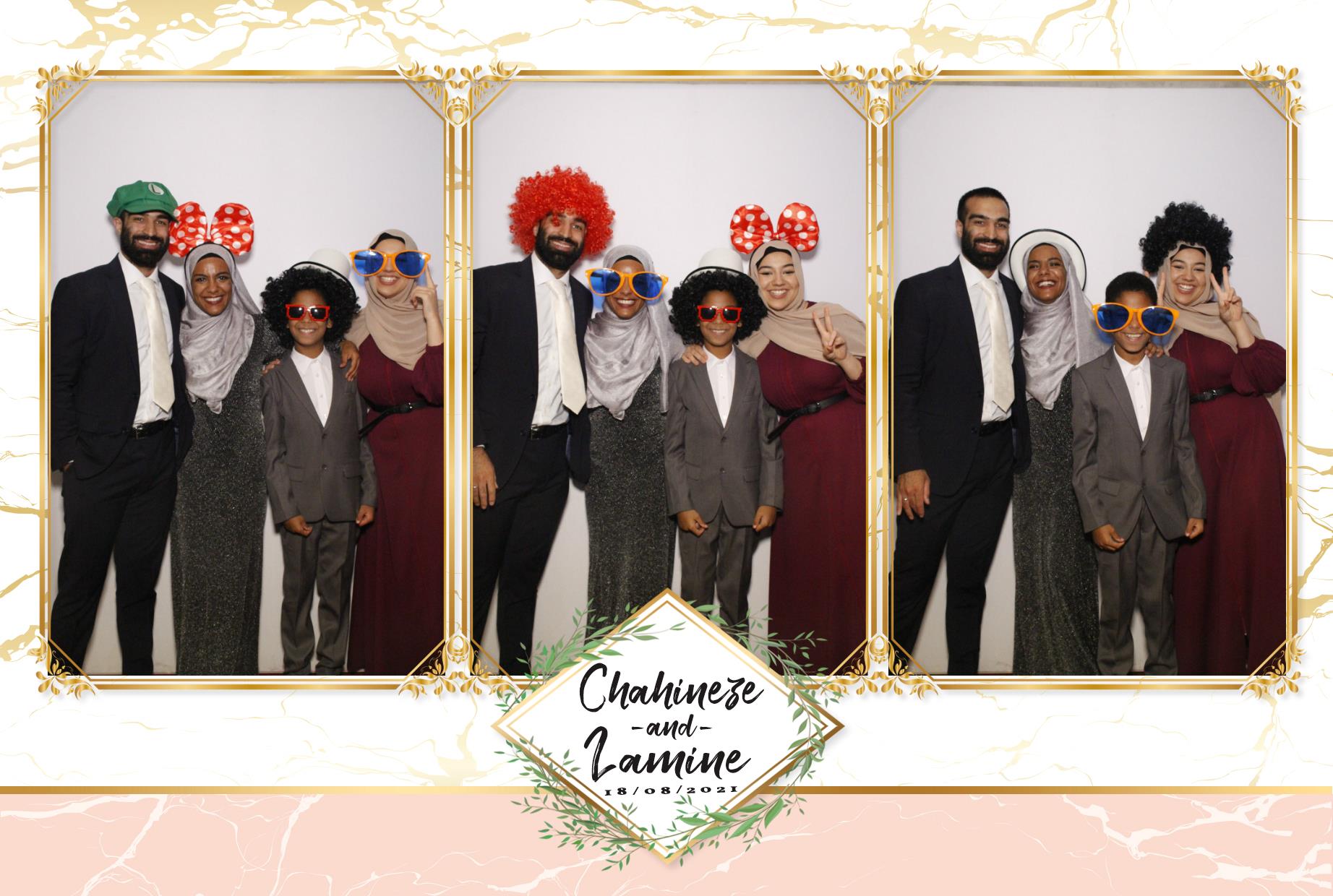 Chahineze & Lamine's Wedding | View more photos from the event at gallery.myphotoboothexperience.co.uk/u/MyPhotoBoothExperienceLtd/Chahineze-Lamines-Wedding
