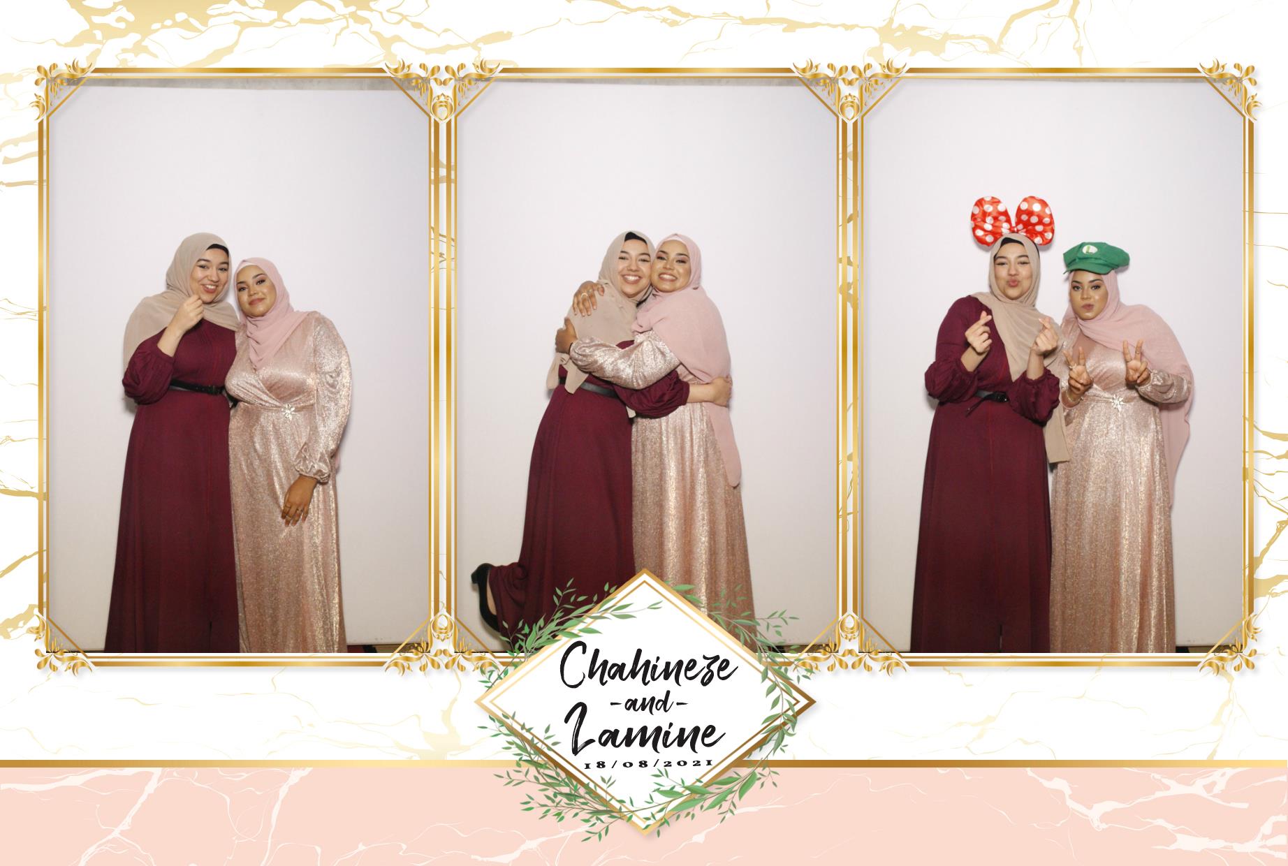 Chahineze & Lamine's Wedding | View more photos from the event at gallery.myphotoboothexperience.co.uk/u/MyPhotoBoothExperienceLtd/Chahineze-Lamines-Wedding