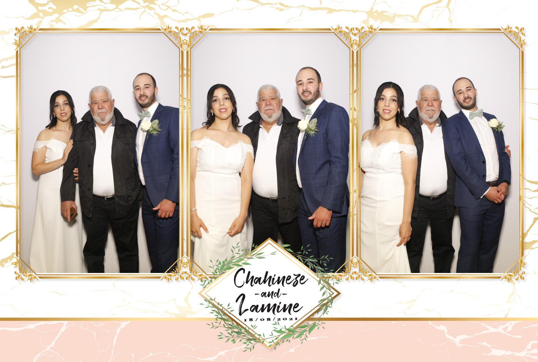 Chahineze & Lamine's Wedding | View more photos from the event at gallery.myphotoboothexperience.co.uk/u/MyPhotoBoothExperienceLtd/Chahineze-Lamines-Wedding