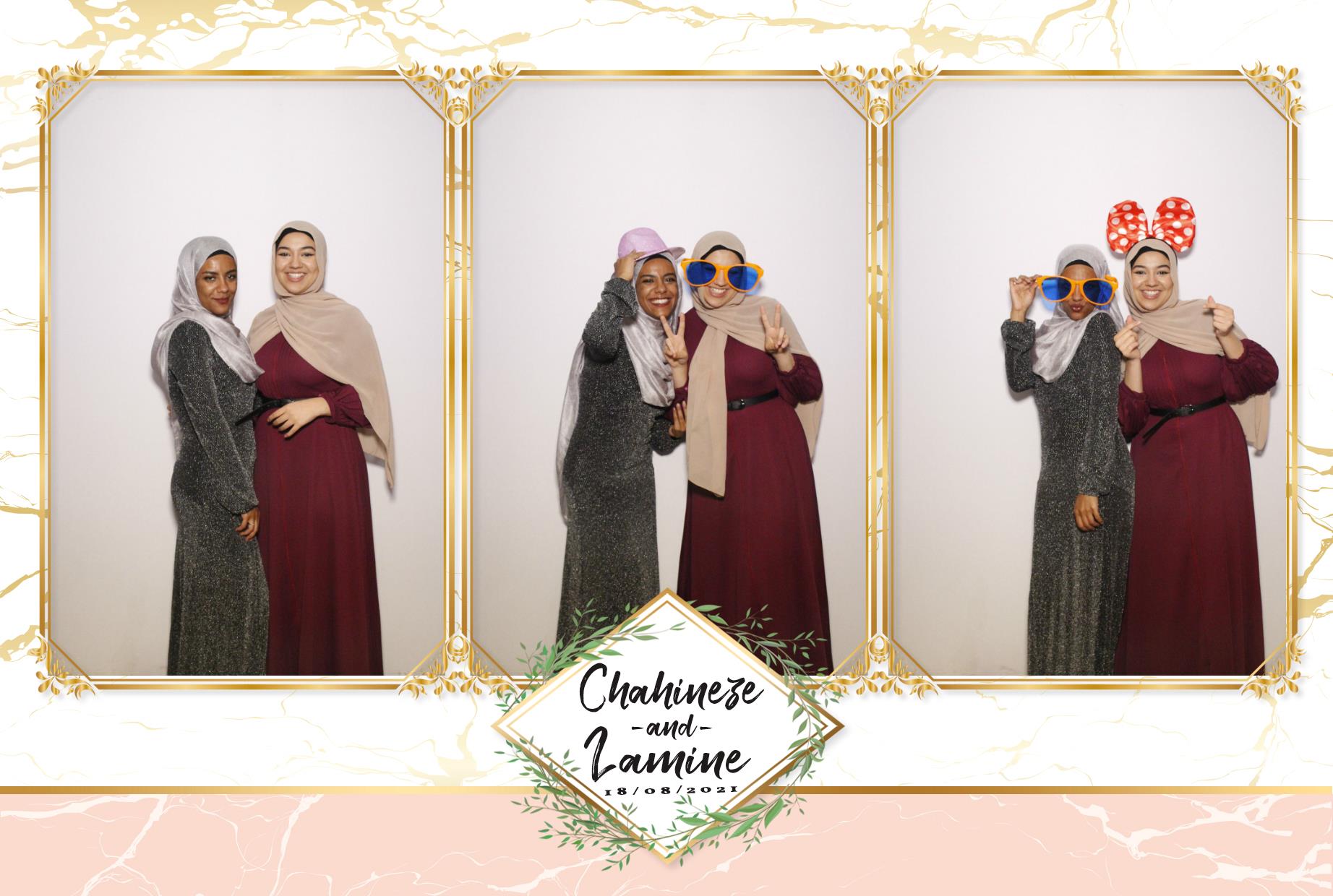 Chahineze & Lamine's Wedding | View more photos from the event at gallery.myphotoboothexperience.co.uk/u/MyPhotoBoothExperienceLtd/Chahineze-Lamines-Wedding