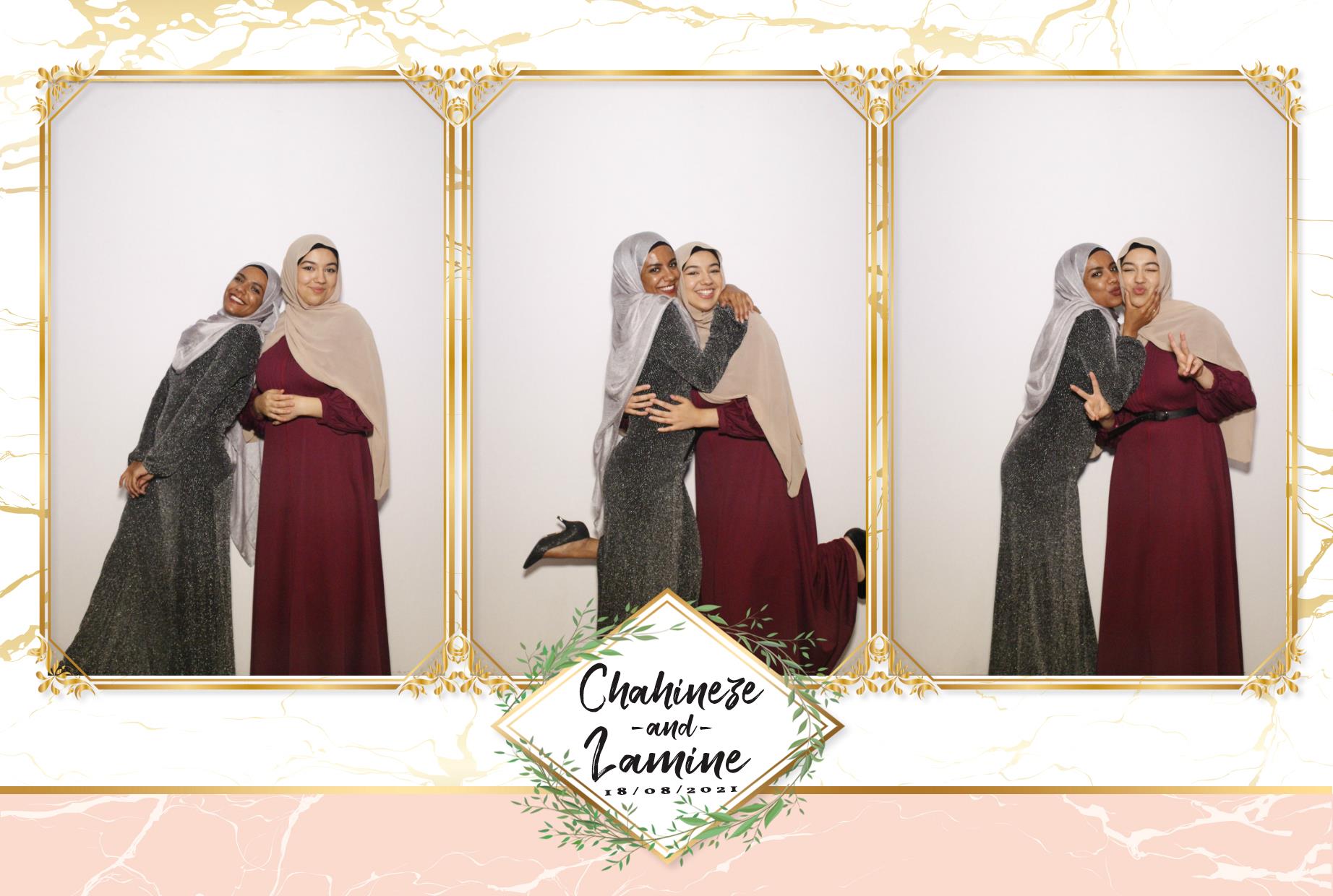 Chahineze & Lamine's Wedding | View more photos from the event at gallery.myphotoboothexperience.co.uk/u/MyPhotoBoothExperienceLtd/Chahineze-Lamines-Wedding
