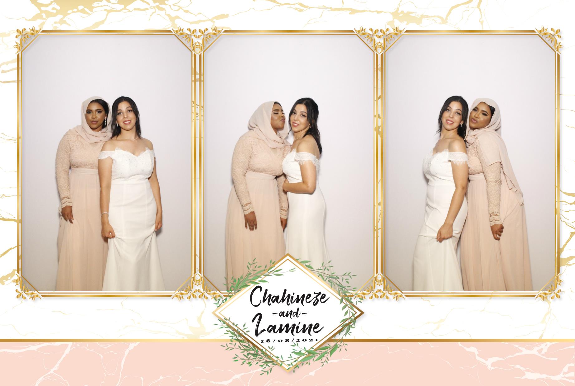 Chahineze & Lamine's Wedding | View more photos from the event at gallery.myphotoboothexperience.co.uk/u/MyPhotoBoothExperienceLtd/Chahineze-Lamines-Wedding
