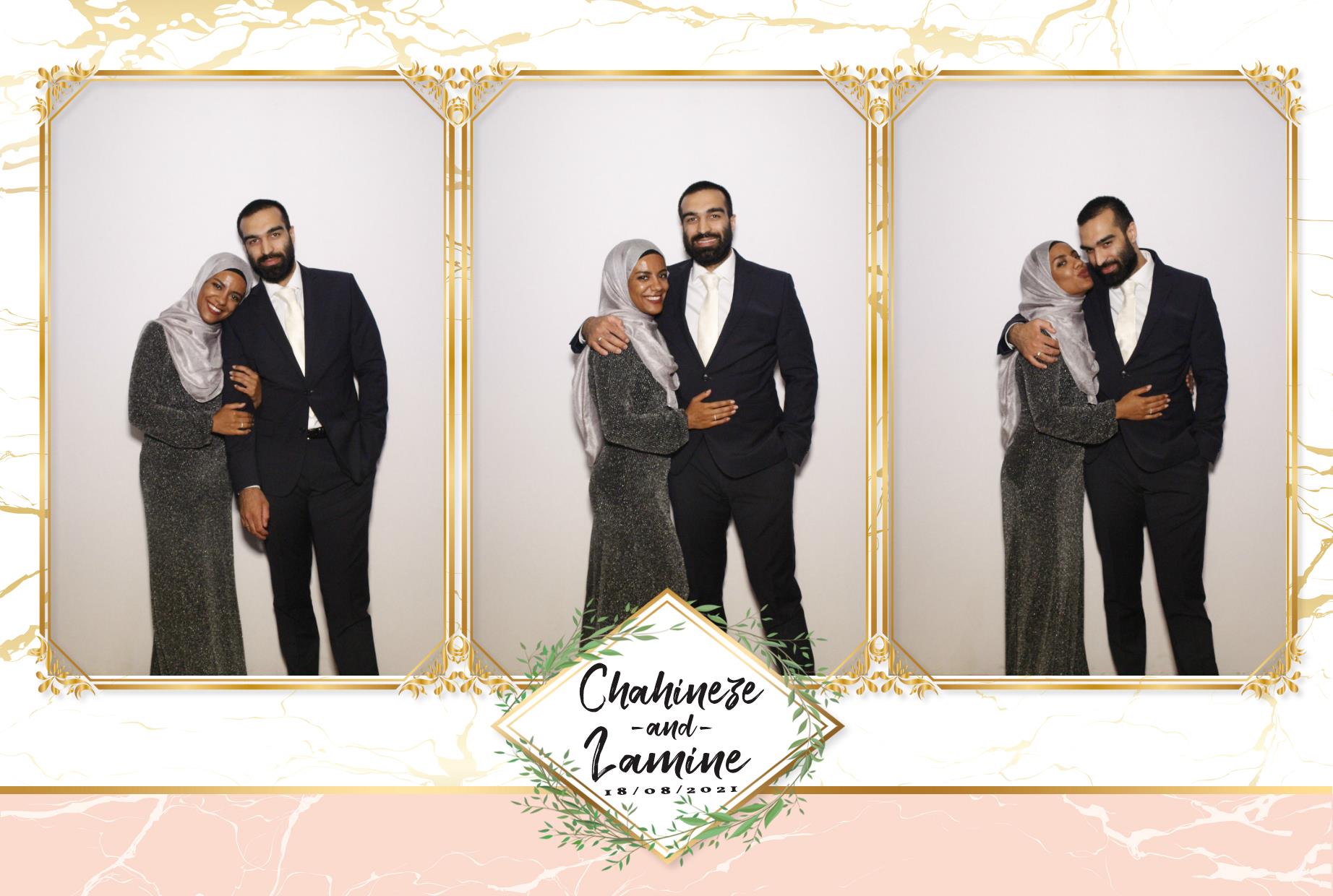 Chahineze & Lamine's Wedding | View more photos from the event at gallery.myphotoboothexperience.co.uk/u/MyPhotoBoothExperienceLtd/Chahineze-Lamines-Wedding