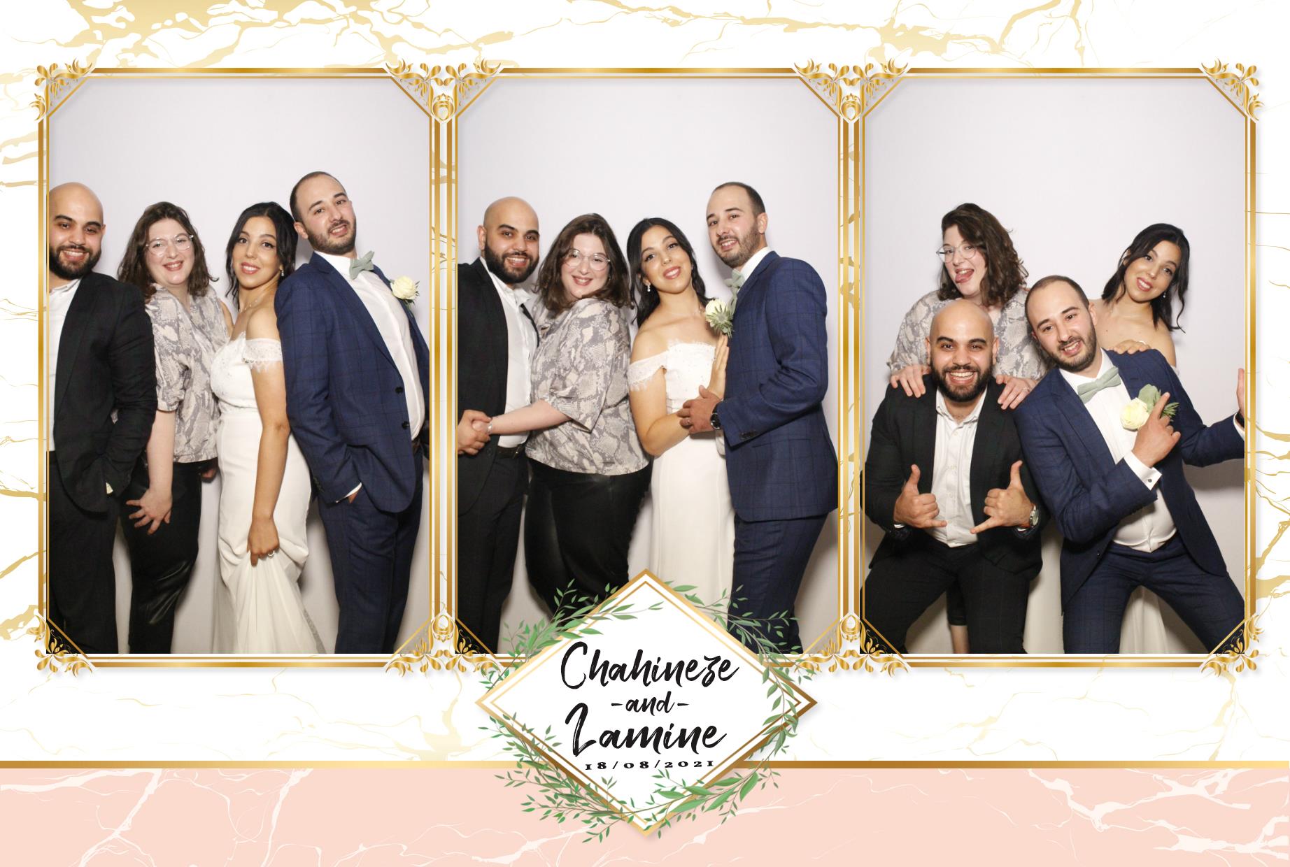 Chahineze & Lamine's Wedding | View more photos from the event at gallery.myphotoboothexperience.co.uk/u/MyPhotoBoothExperienceLtd/Chahineze-Lamines-Wedding