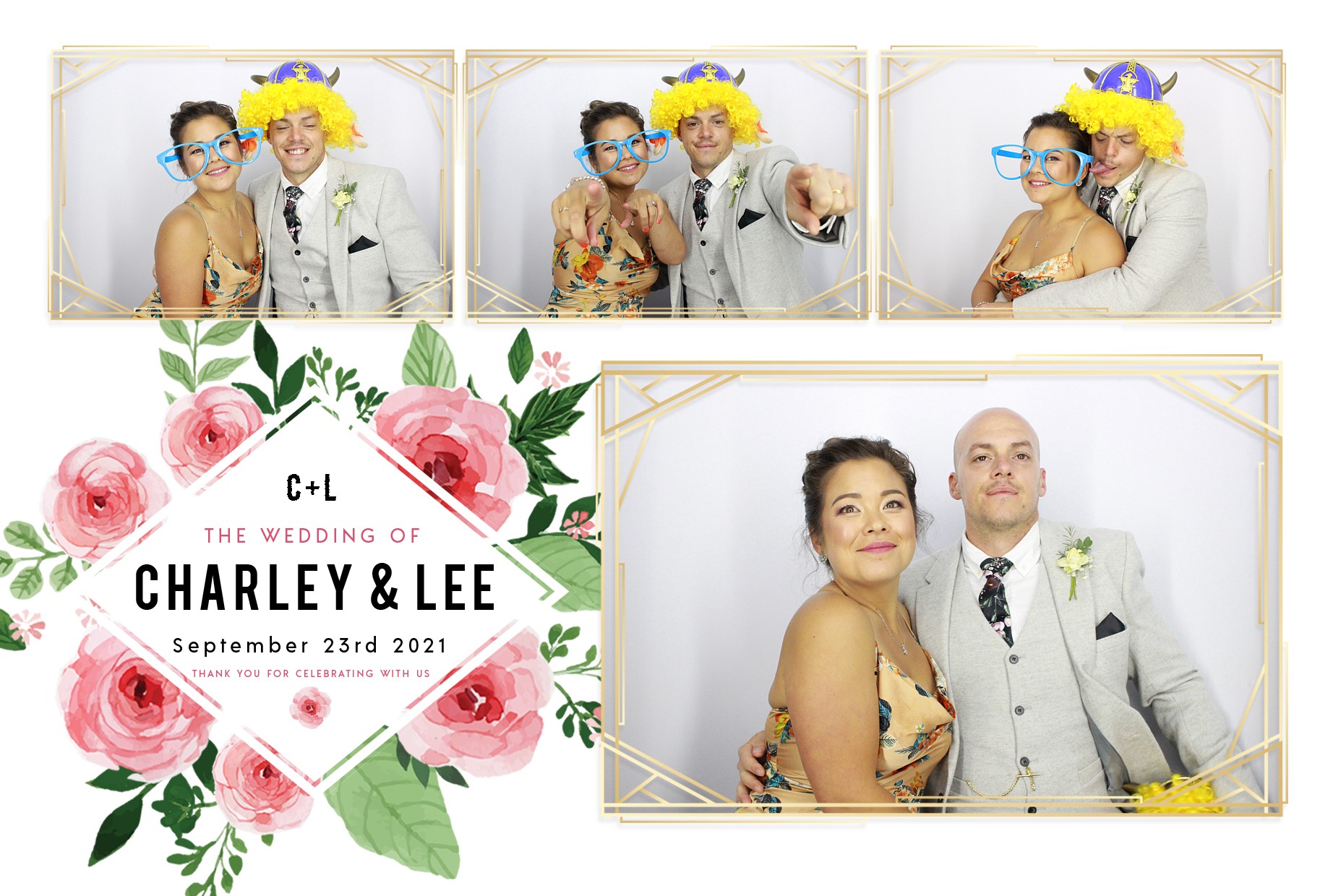 Charley and Lee's Wedding  | View more photos from the event at gallery.myphotoboothexperience.co.uk/u/MyPhotoBoothExperienceLtd/Charley-and-Lees-Wedding