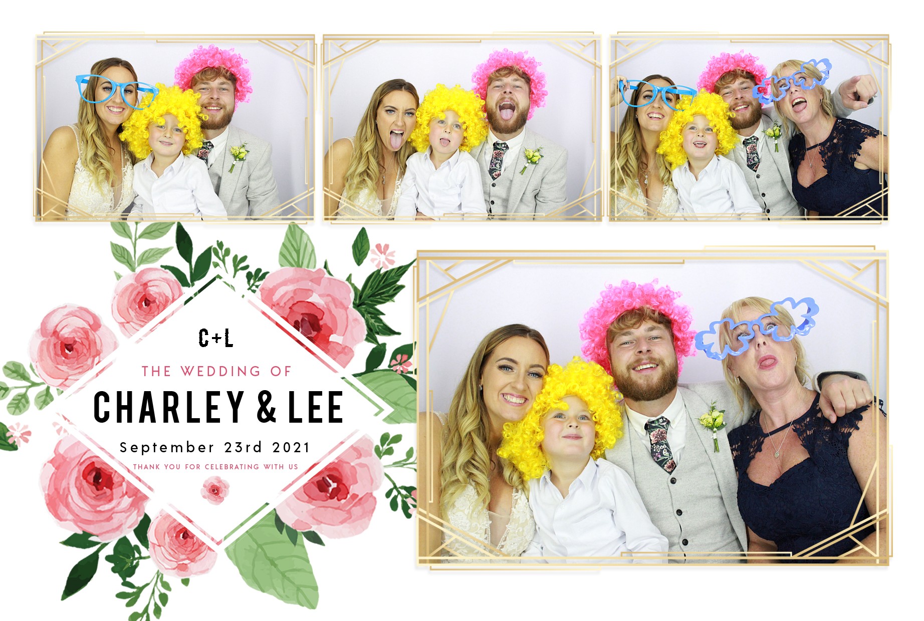 Charley and Lee's Wedding  | View more photos from the event at gallery.myphotoboothexperience.co.uk/u/MyPhotoBoothExperienceLtd/Charley-and-Lees-Wedding