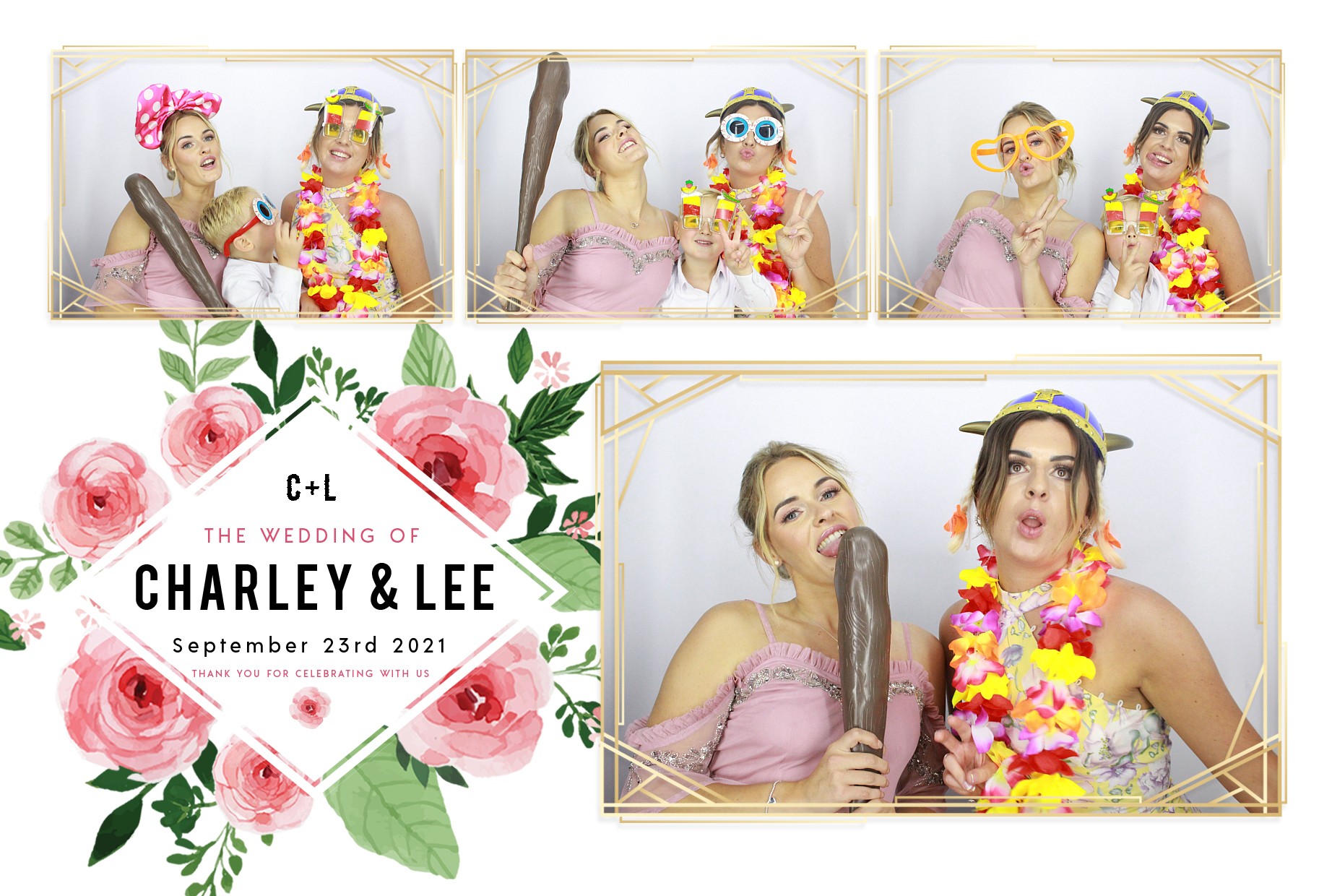 Charley and Lee's Wedding  | View more photos from the event at gallery.myphotoboothexperience.co.uk/u/MyPhotoBoothExperienceLtd/Charley-and-Lees-Wedding