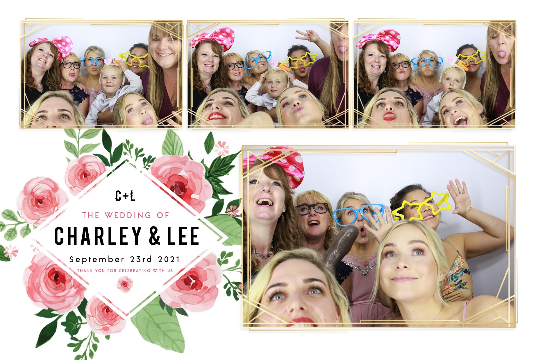 Charley and Lee's Wedding  | View more photos from the event at gallery.myphotoboothexperience.co.uk/u/MyPhotoBoothExperienceLtd/Charley-and-Lees-Wedding