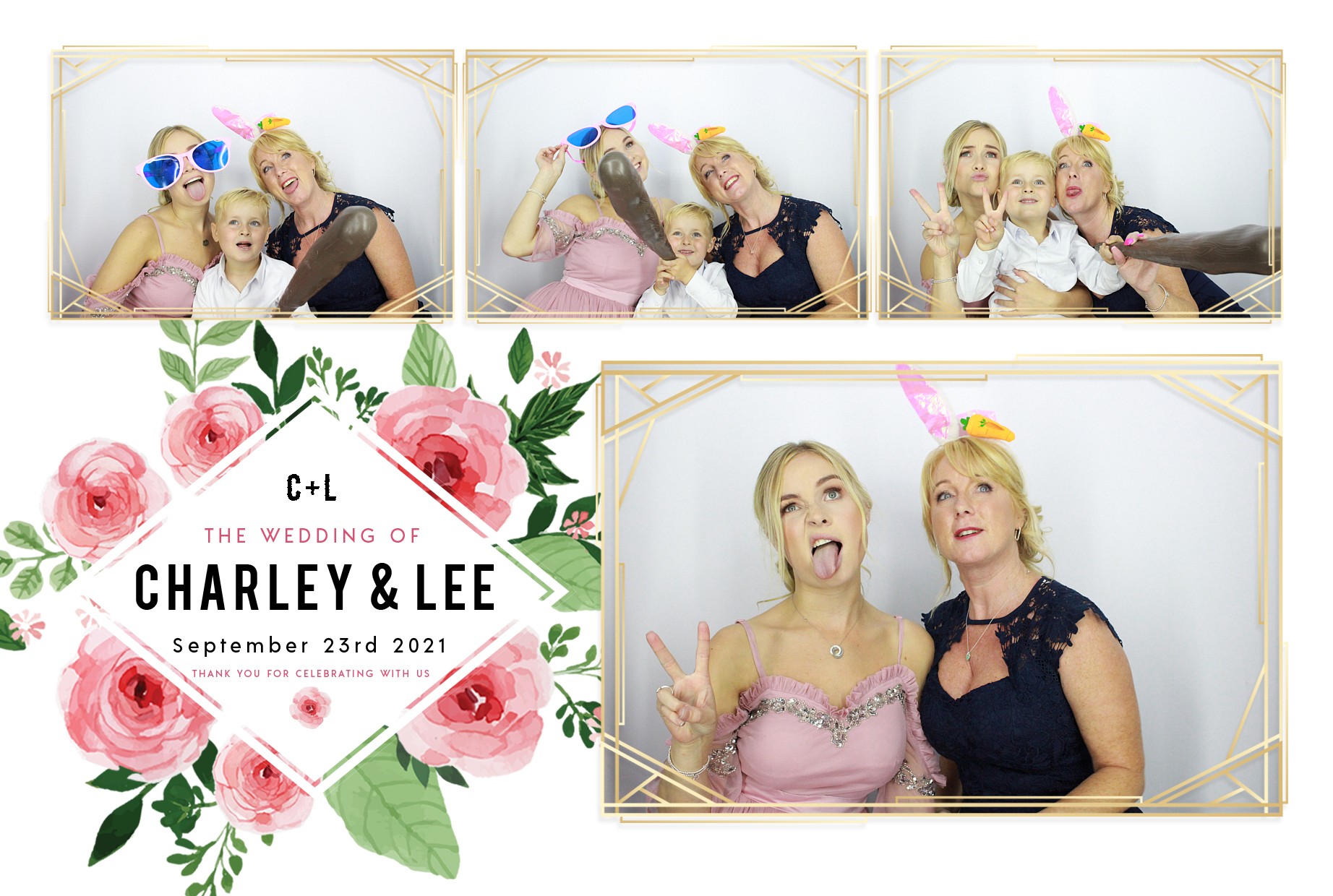 Charley and Lee's Wedding  | View more photos from the event at gallery.myphotoboothexperience.co.uk/u/MyPhotoBoothExperienceLtd/Charley-and-Lees-Wedding
