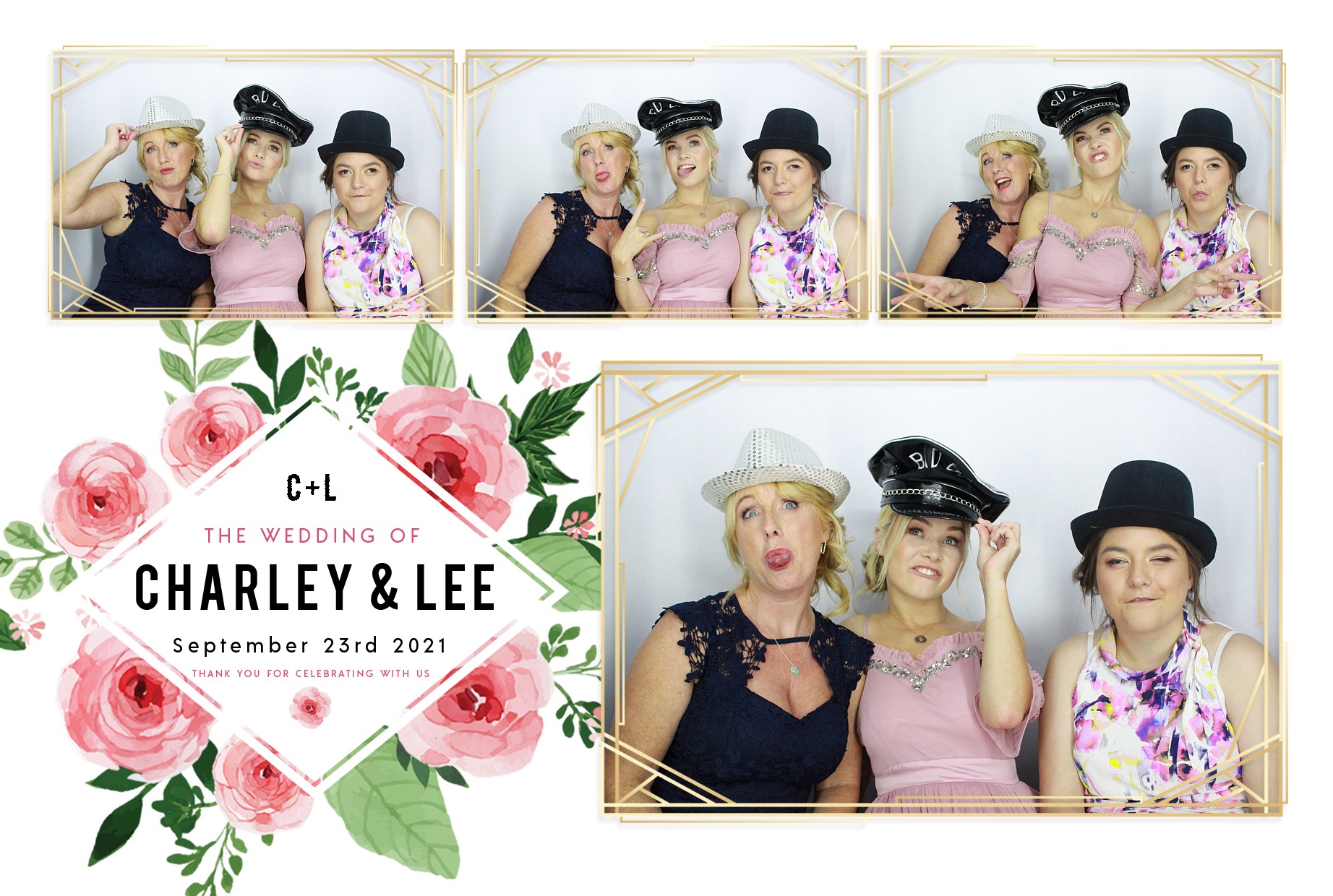 Charley and Lee's Wedding  | View more photos from the event at gallery.myphotoboothexperience.co.uk/u/MyPhotoBoothExperienceLtd/Charley-and-Lees-Wedding
