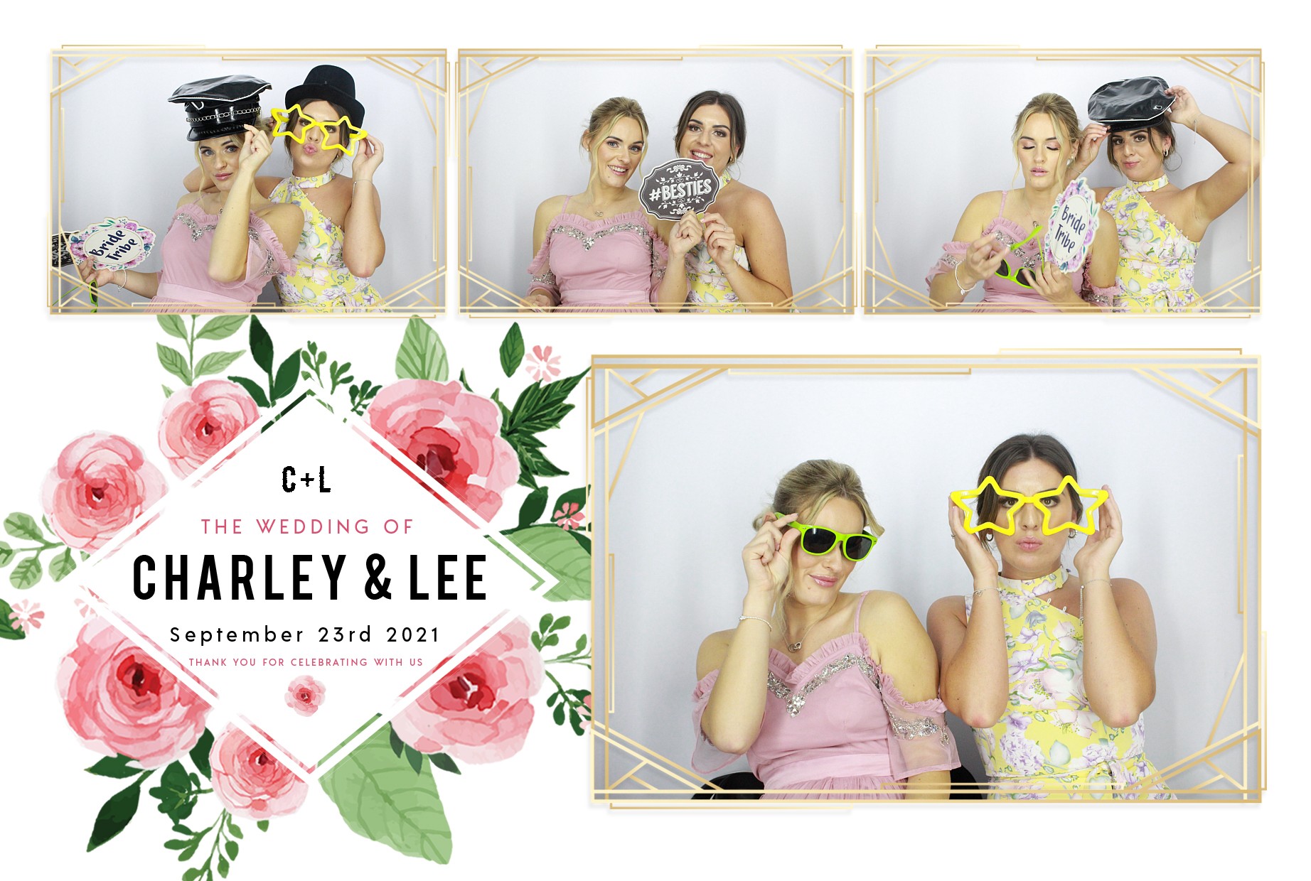 Charley and Lee's Wedding  | View more photos from the event at gallery.myphotoboothexperience.co.uk/u/MyPhotoBoothExperienceLtd/Charley-and-Lees-Wedding