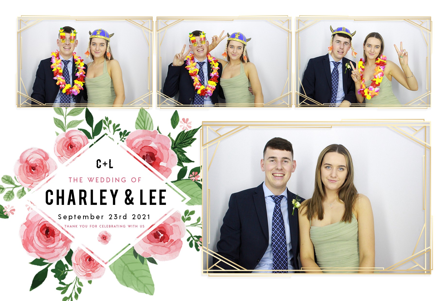 Charley and Lee's Wedding  | View more photos from the event at gallery.myphotoboothexperience.co.uk/u/MyPhotoBoothExperienceLtd/Charley-and-Lees-Wedding
