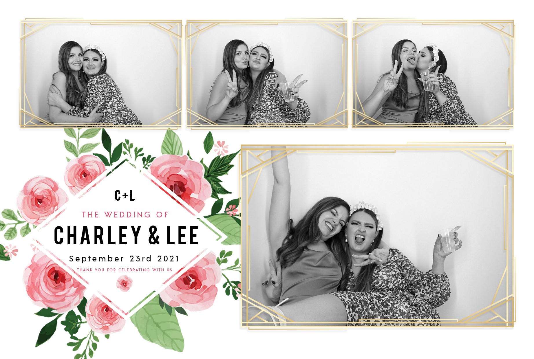 Charley and Lee's Wedding  | View more photos from the event at gallery.myphotoboothexperience.co.uk/u/MyPhotoBoothExperienceLtd/Charley-and-Lees-Wedding