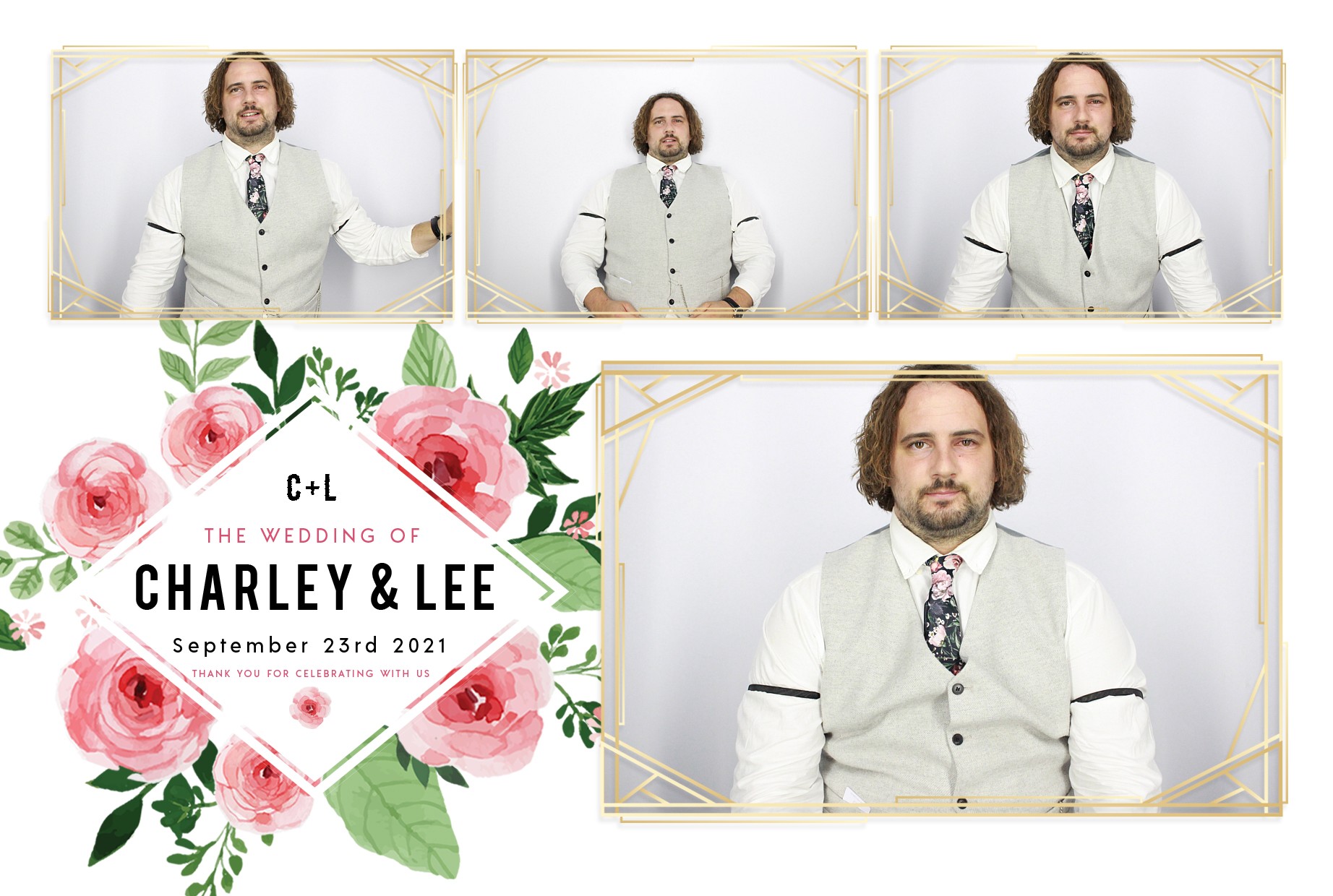 Charley and Lee's Wedding  | View more photos from the event at gallery.myphotoboothexperience.co.uk/u/MyPhotoBoothExperienceLtd/Charley-and-Lees-Wedding