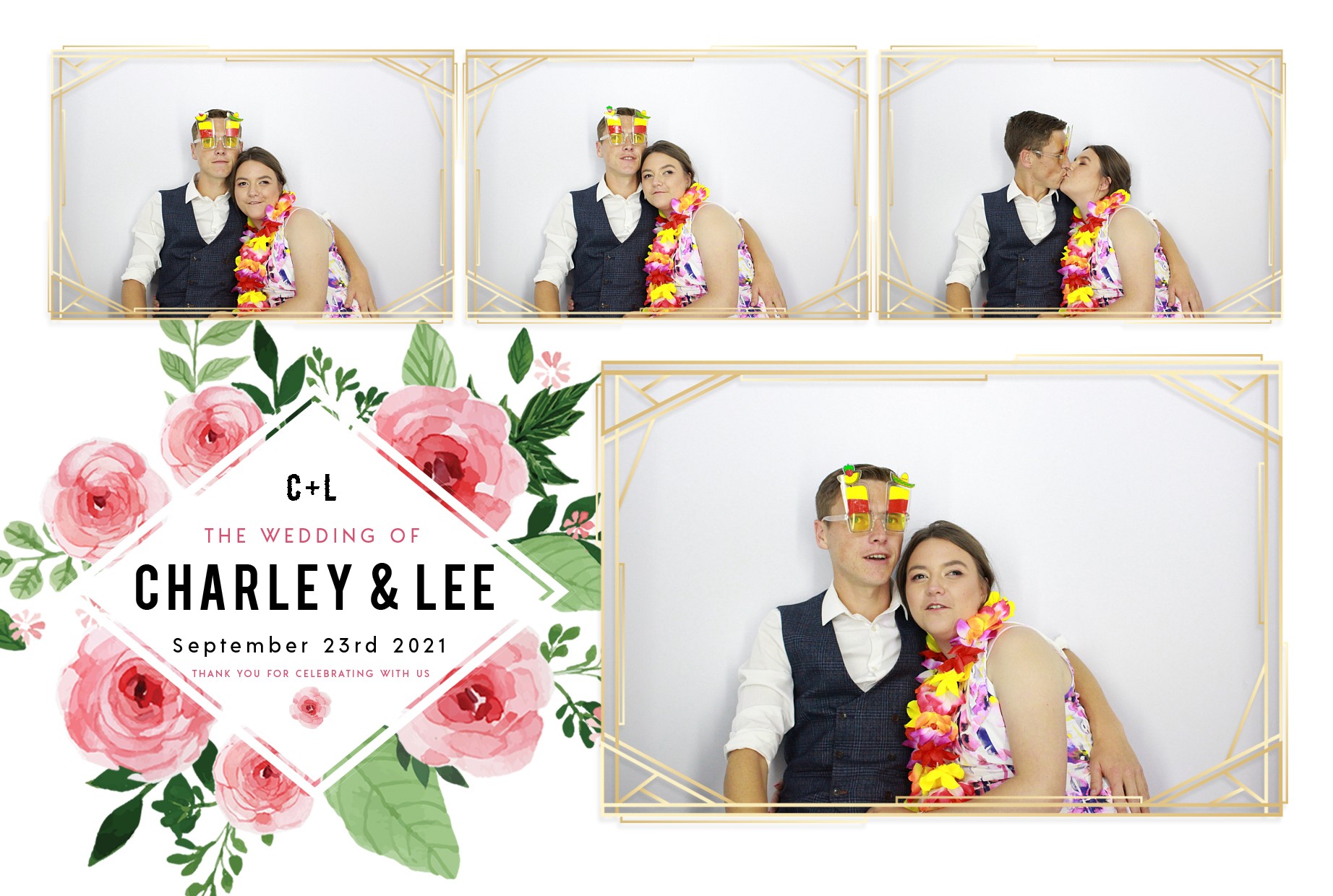 Charley and Lee's Wedding  | View more photos from the event at gallery.myphotoboothexperience.co.uk/u/MyPhotoBoothExperienceLtd/Charley-and-Lees-Wedding