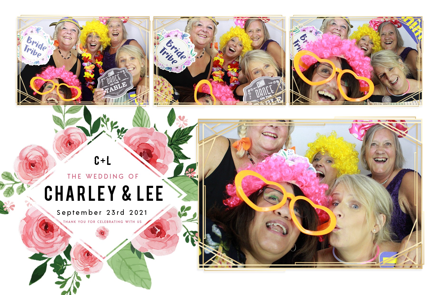 Charley and Lee's Wedding  | View more photos from the event at gallery.myphotoboothexperience.co.uk/u/MyPhotoBoothExperienceLtd/Charley-and-Lees-Wedding