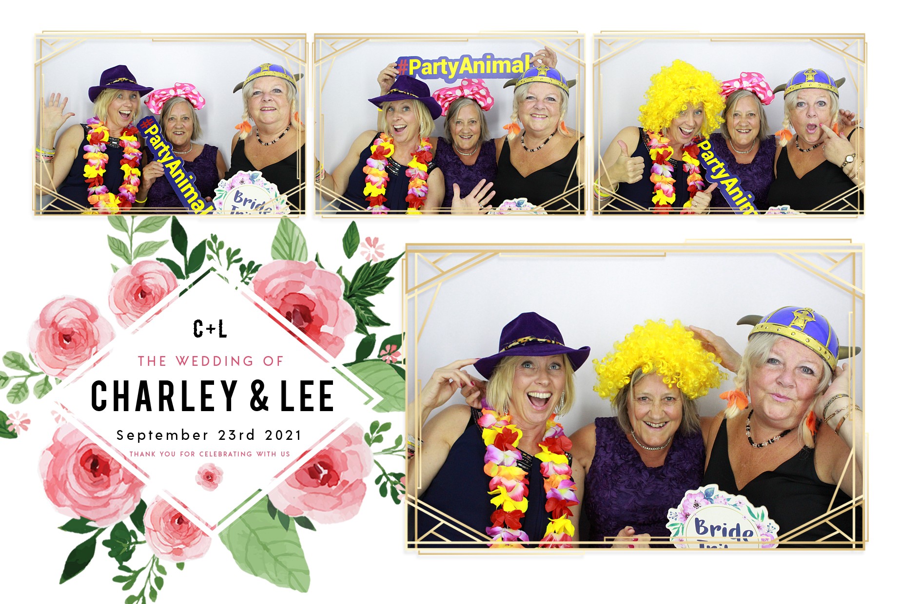 Charley and Lee's Wedding  | View more photos from the event at gallery.myphotoboothexperience.co.uk/u/MyPhotoBoothExperienceLtd/Charley-and-Lees-Wedding