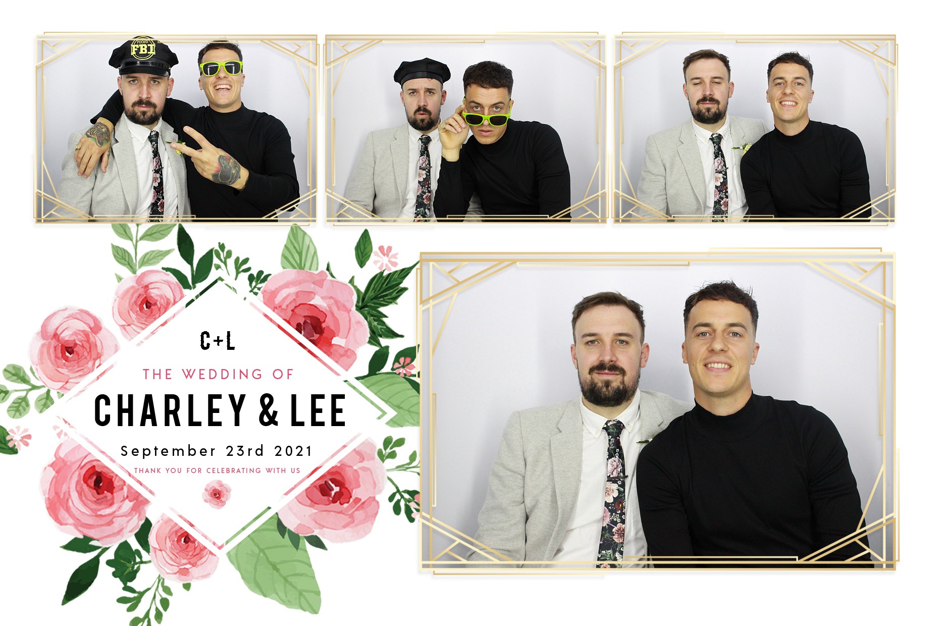 Charley and Lee's Wedding  | View more photos from the event at gallery.myphotoboothexperience.co.uk/u/MyPhotoBoothExperienceLtd/Charley-and-Lees-Wedding
