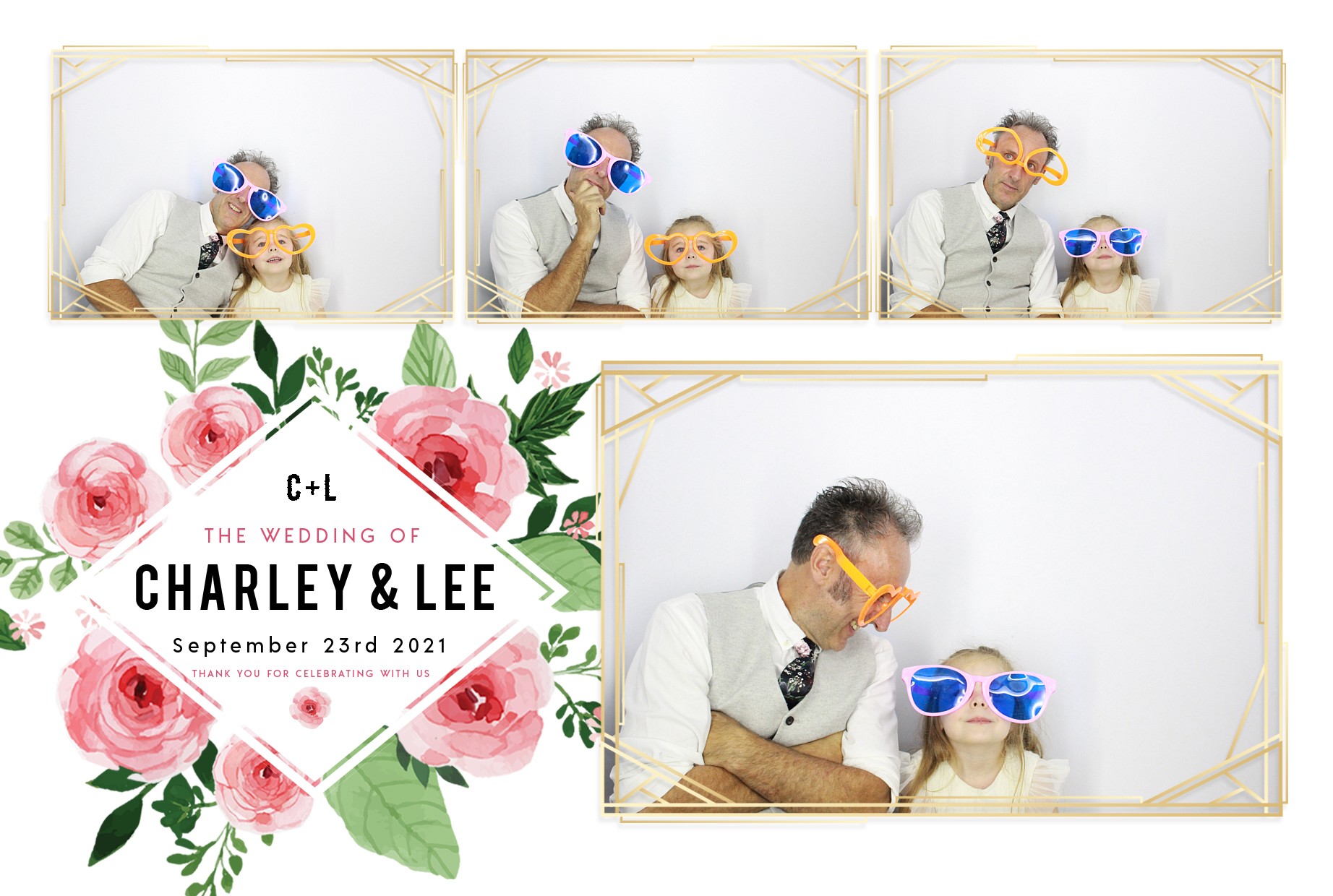 Charley and Lee's Wedding  | View more photos from the event at gallery.myphotoboothexperience.co.uk/u/MyPhotoBoothExperienceLtd/Charley-and-Lees-Wedding