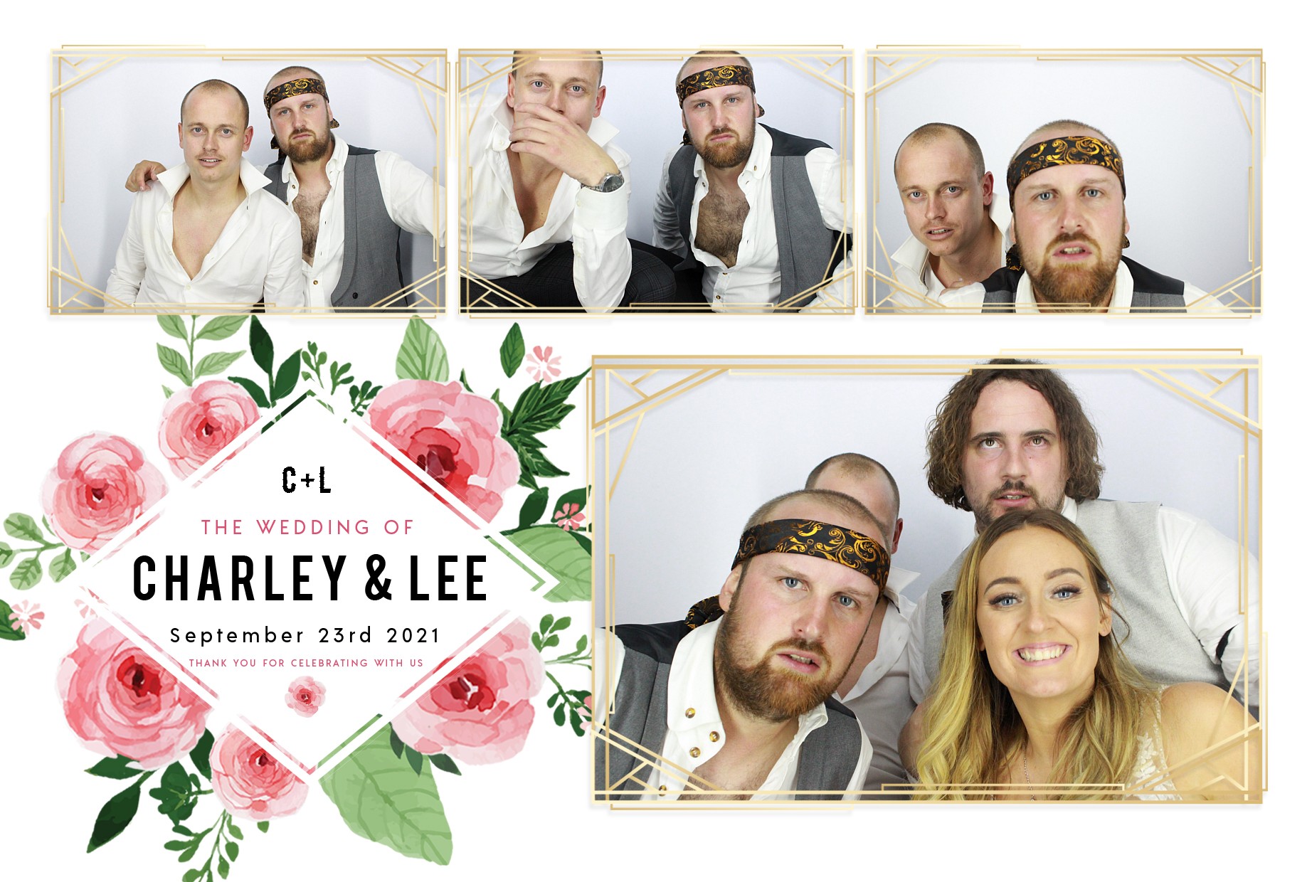 Charley and Lee's Wedding  | View more photos from the event at gallery.myphotoboothexperience.co.uk/u/MyPhotoBoothExperienceLtd/Charley-and-Lees-Wedding