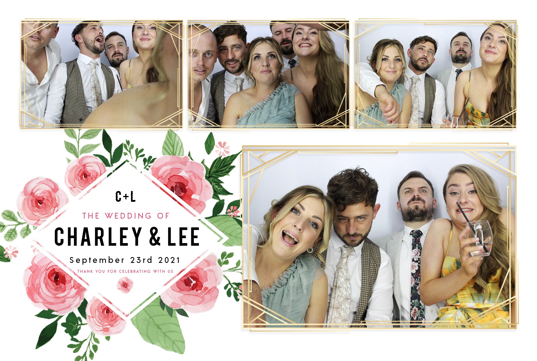 Charley and Lee's Wedding  | View more photos from the event at gallery.myphotoboothexperience.co.uk/u/MyPhotoBoothExperienceLtd/Charley-and-Lees-Wedding
