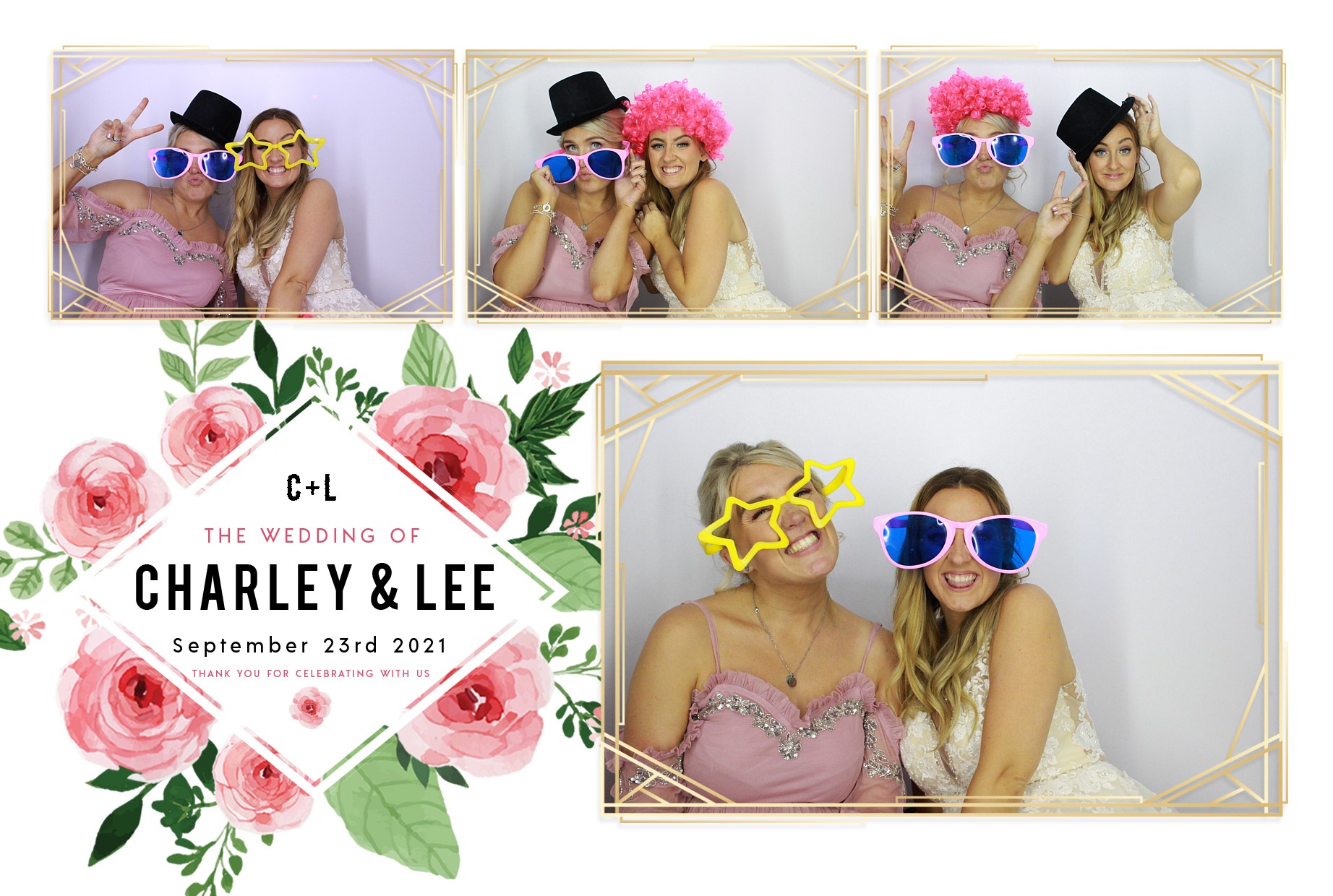 Charley and Lee's Wedding  | View more photos from the event at gallery.myphotoboothexperience.co.uk/u/MyPhotoBoothExperienceLtd/Charley-and-Lees-Wedding