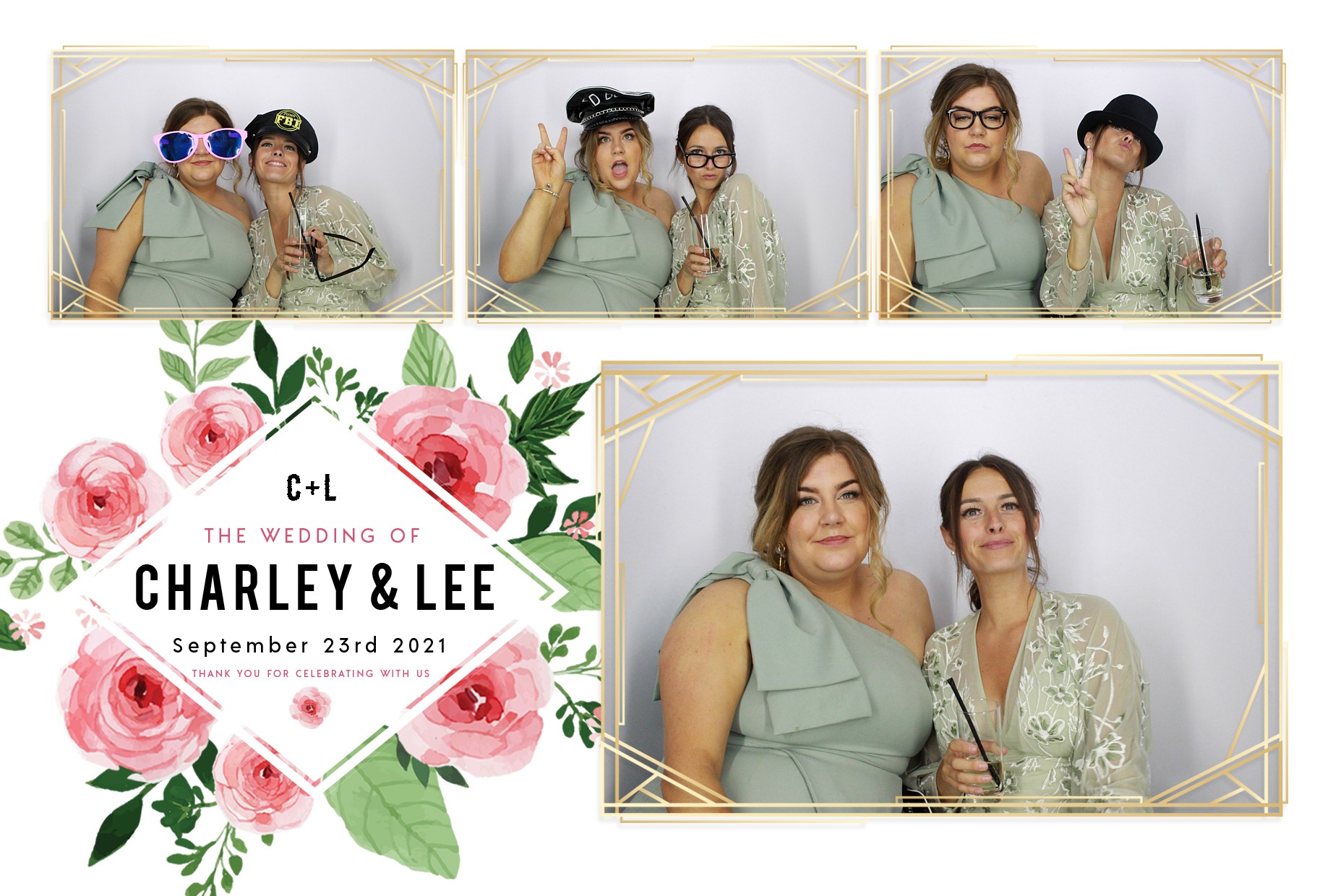 Charley and Lee's Wedding  | View more photos from the event at gallery.myphotoboothexperience.co.uk/u/MyPhotoBoothExperienceLtd/Charley-and-Lees-Wedding