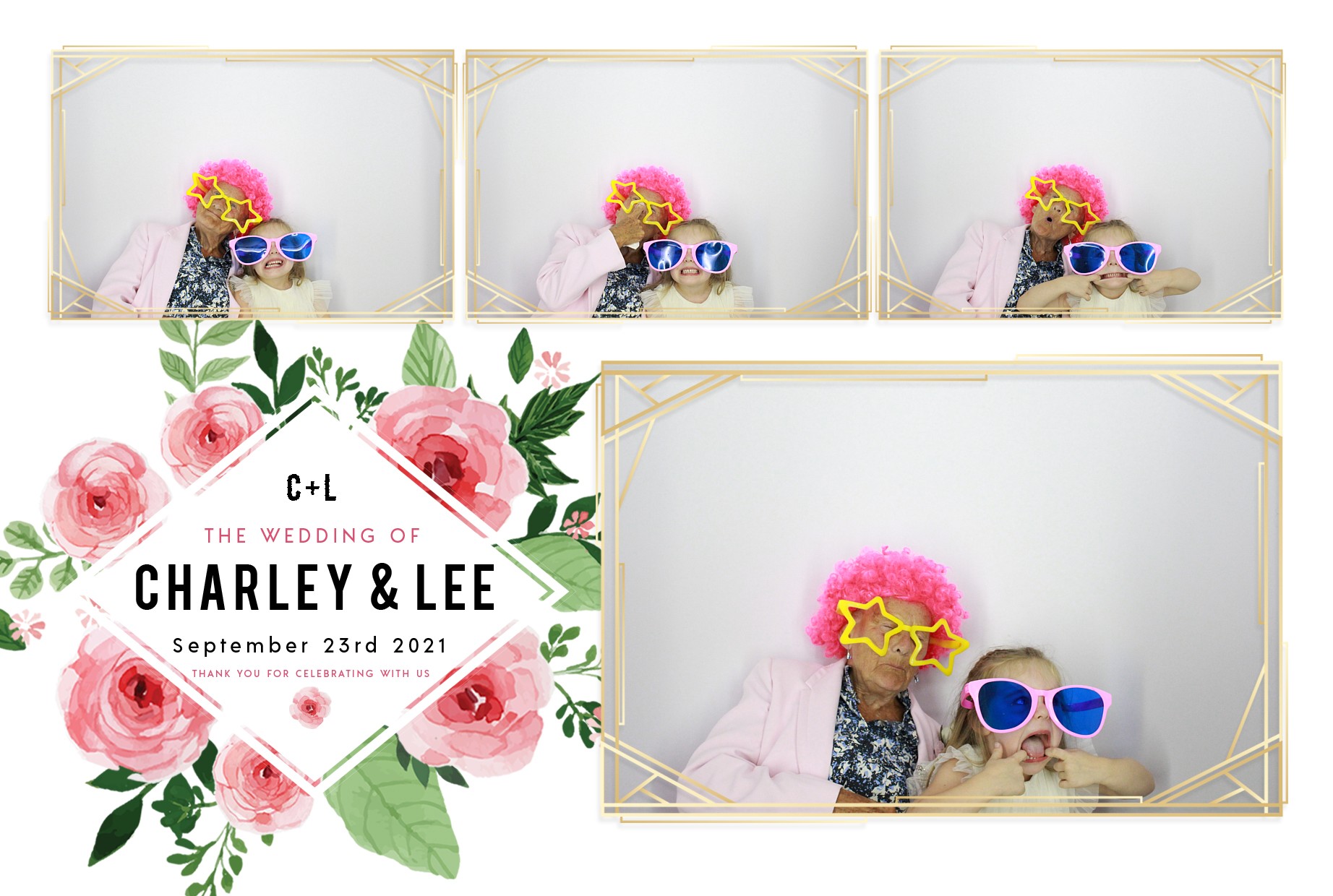 Charley and Lee's Wedding  | View more photos from the event at gallery.myphotoboothexperience.co.uk/u/MyPhotoBoothExperienceLtd/Charley-and-Lees-Wedding