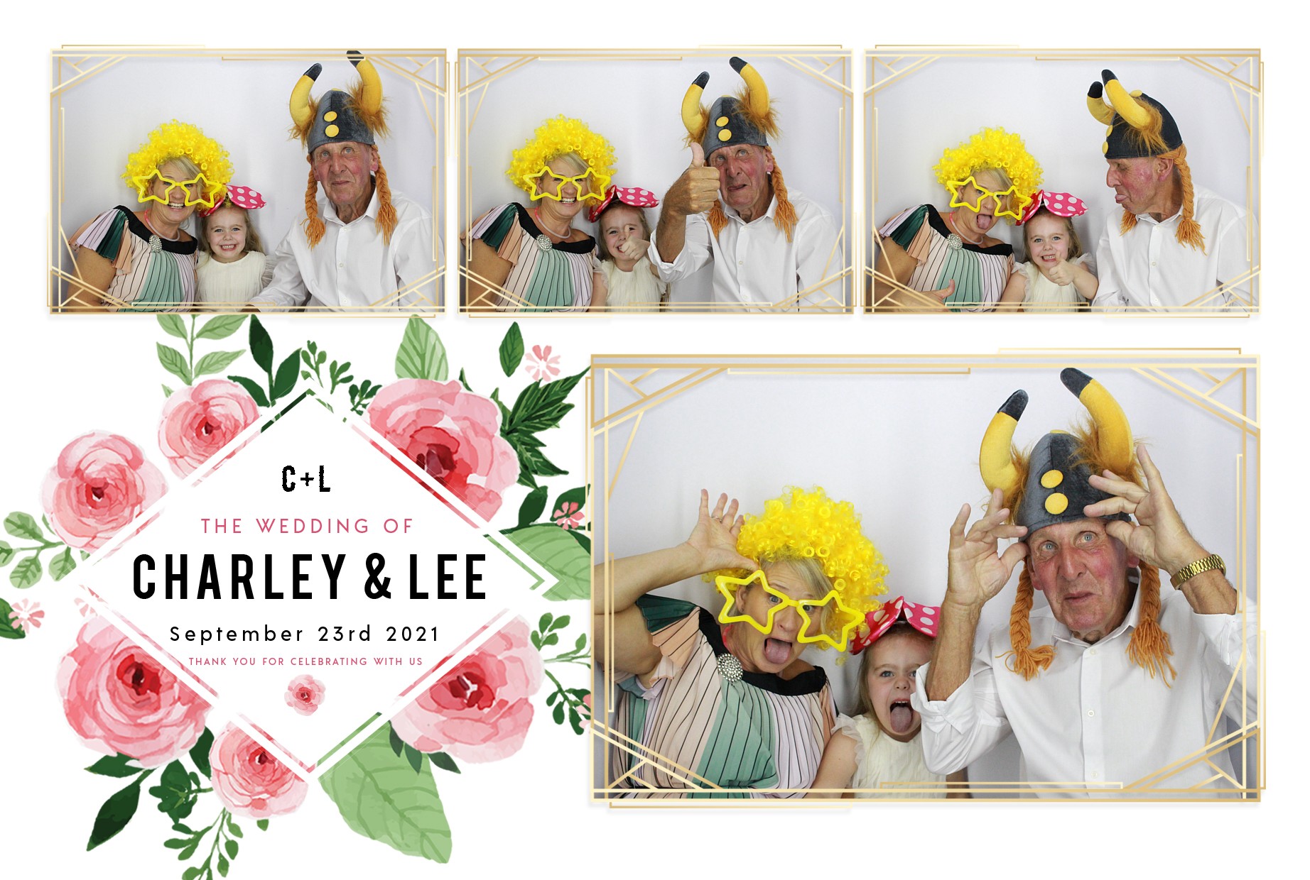 Charley and Lee's Wedding  | View more photos from the event at gallery.myphotoboothexperience.co.uk/u/MyPhotoBoothExperienceLtd/Charley-and-Lees-Wedding
