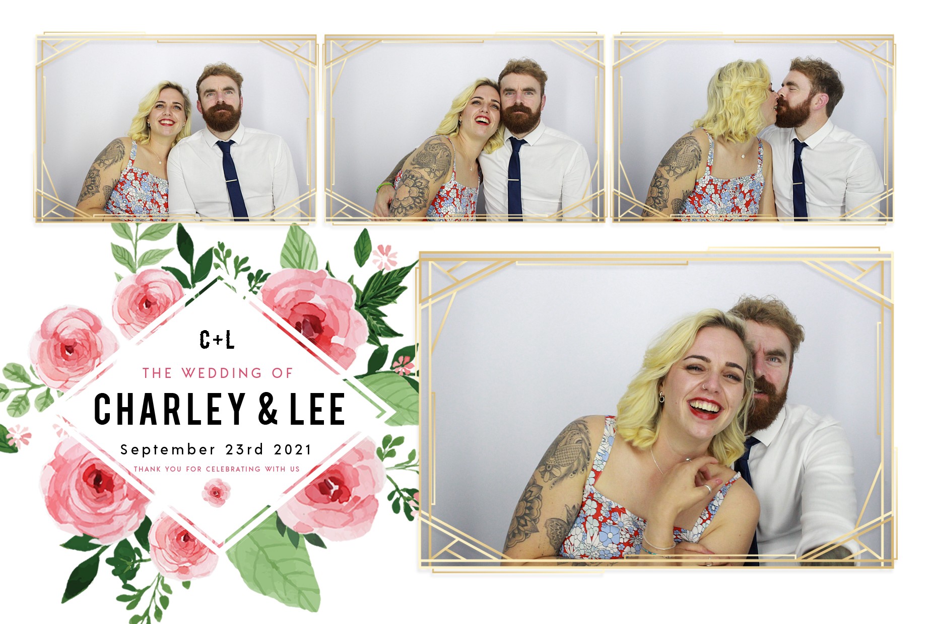 Charley and Lee's Wedding  | View more photos from the event at gallery.myphotoboothexperience.co.uk/u/MyPhotoBoothExperienceLtd/Charley-and-Lees-Wedding