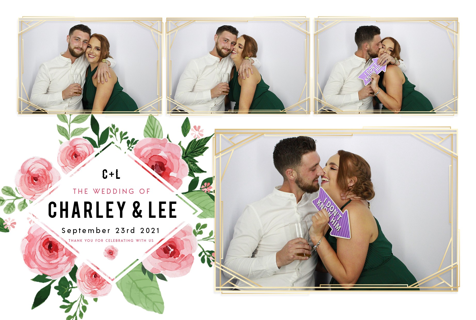 Charley and Lee's Wedding  | View more photos from the event at gallery.myphotoboothexperience.co.uk/u/MyPhotoBoothExperienceLtd/Charley-and-Lees-Wedding