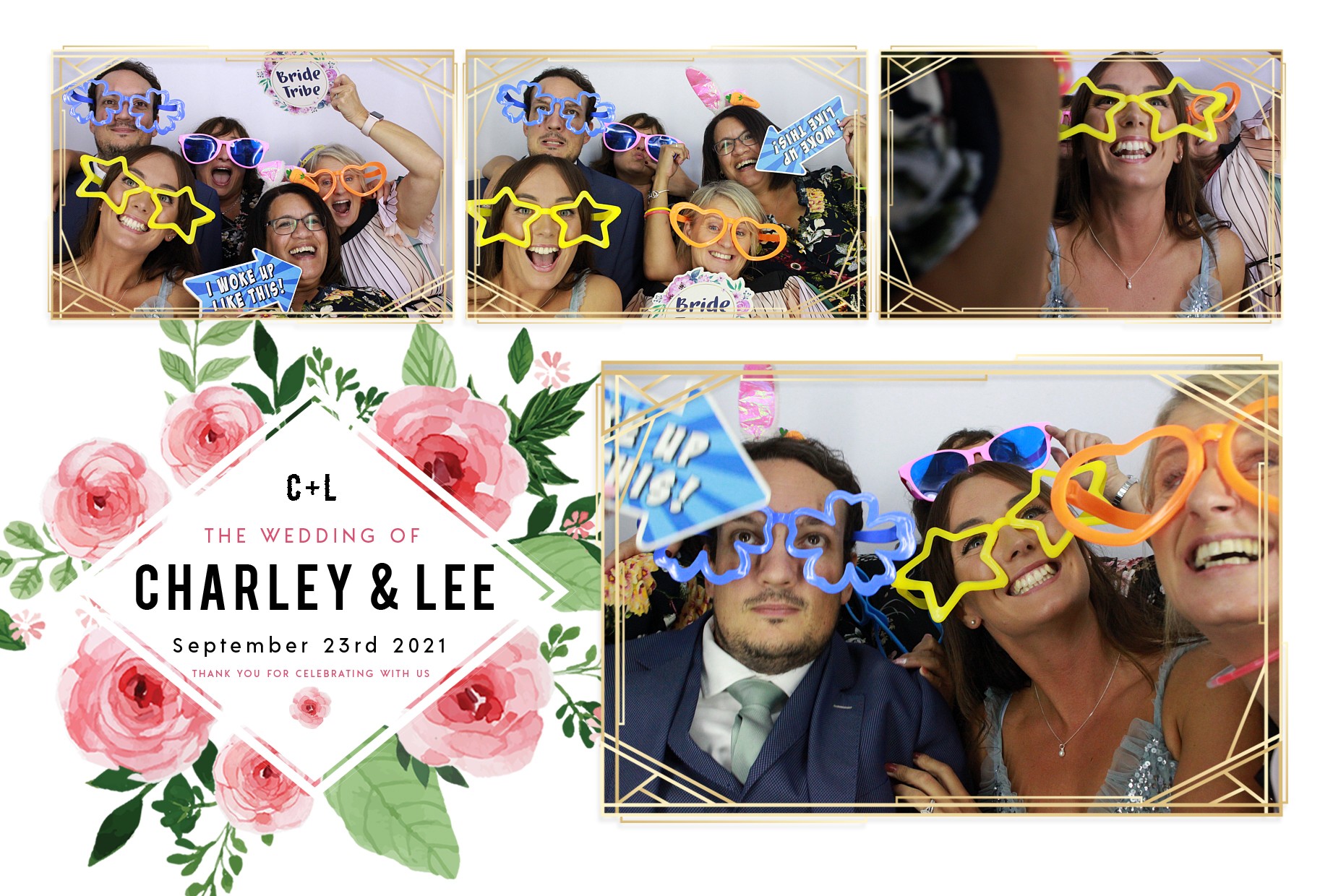 Charley and Lee's Wedding  | View more photos from the event at gallery.myphotoboothexperience.co.uk/u/MyPhotoBoothExperienceLtd/Charley-and-Lees-Wedding