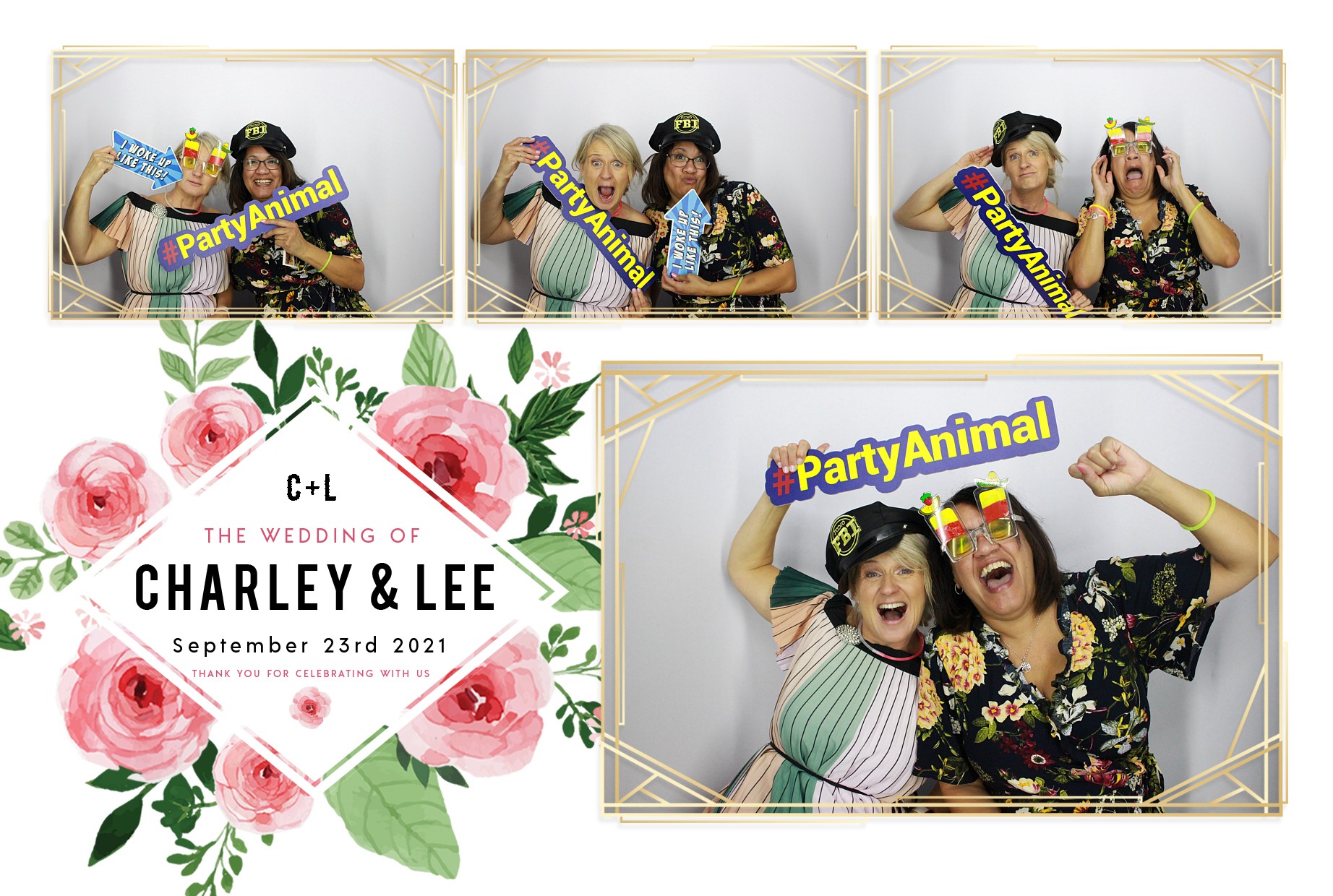 Charley and Lee's Wedding  | View more photos from the event at gallery.myphotoboothexperience.co.uk/u/MyPhotoBoothExperienceLtd/Charley-and-Lees-Wedding