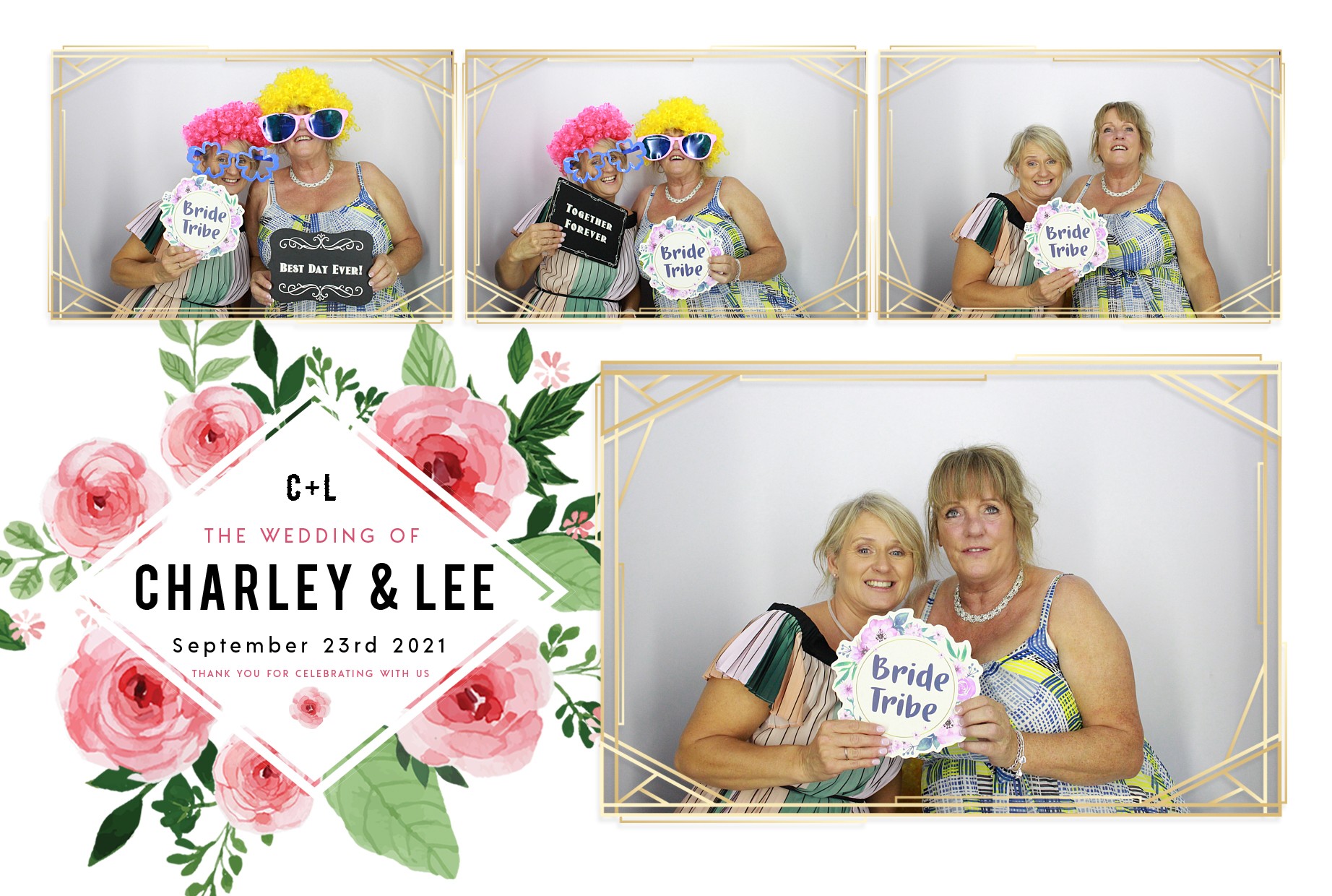 Charley and Lee's Wedding  | View more photos from the event at gallery.myphotoboothexperience.co.uk/u/MyPhotoBoothExperienceLtd/Charley-and-Lees-Wedding