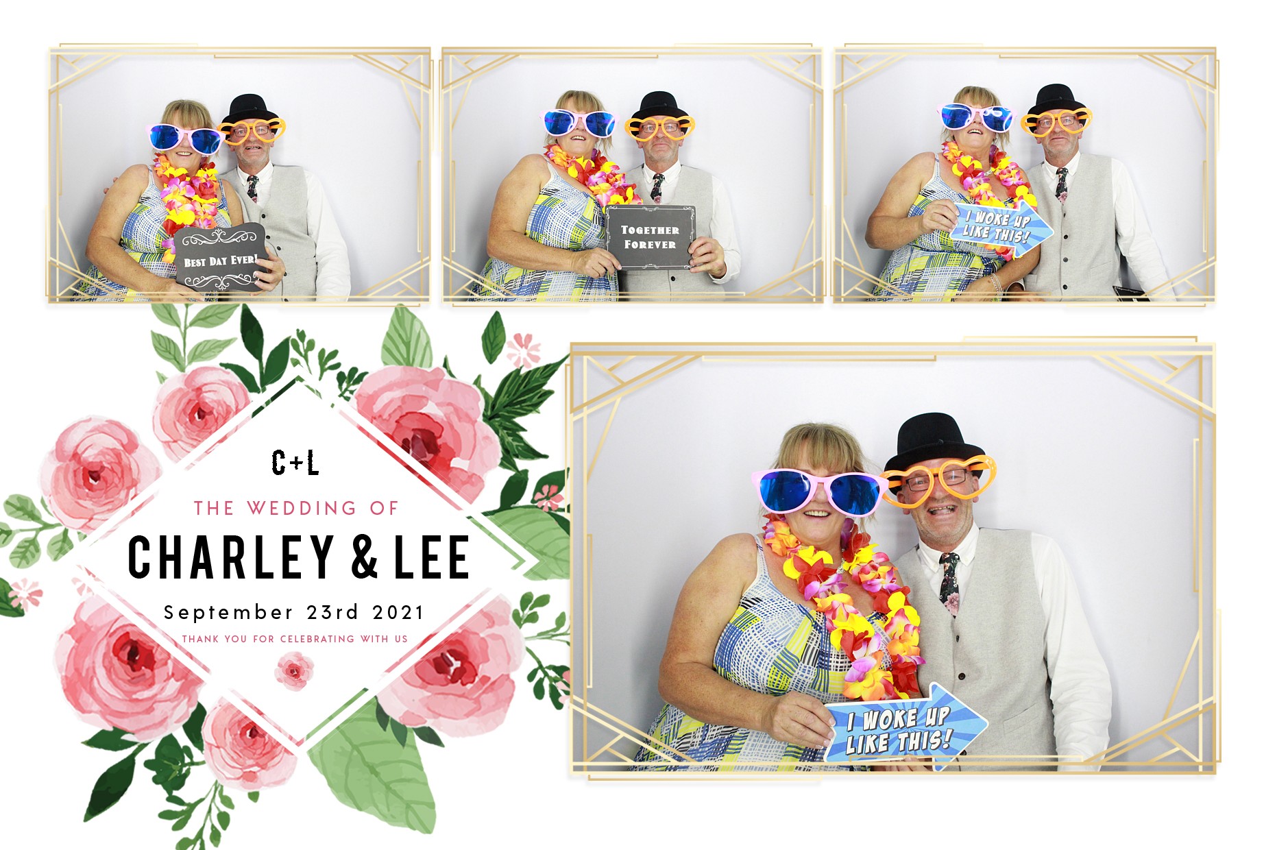 Charley and Lee's Wedding  | View more photos from the event at gallery.myphotoboothexperience.co.uk/u/MyPhotoBoothExperienceLtd/Charley-and-Lees-Wedding