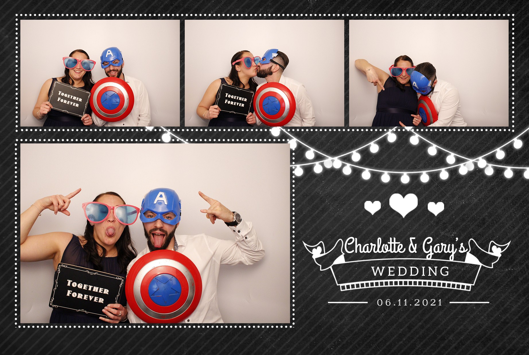 Charlotte & Gary's Wedding | View more photos from the event at gallery.myphotoboothexperience.co.uk/u/MyPhotoBoothExperienceLtd/Charlotte-Garys-Wedding