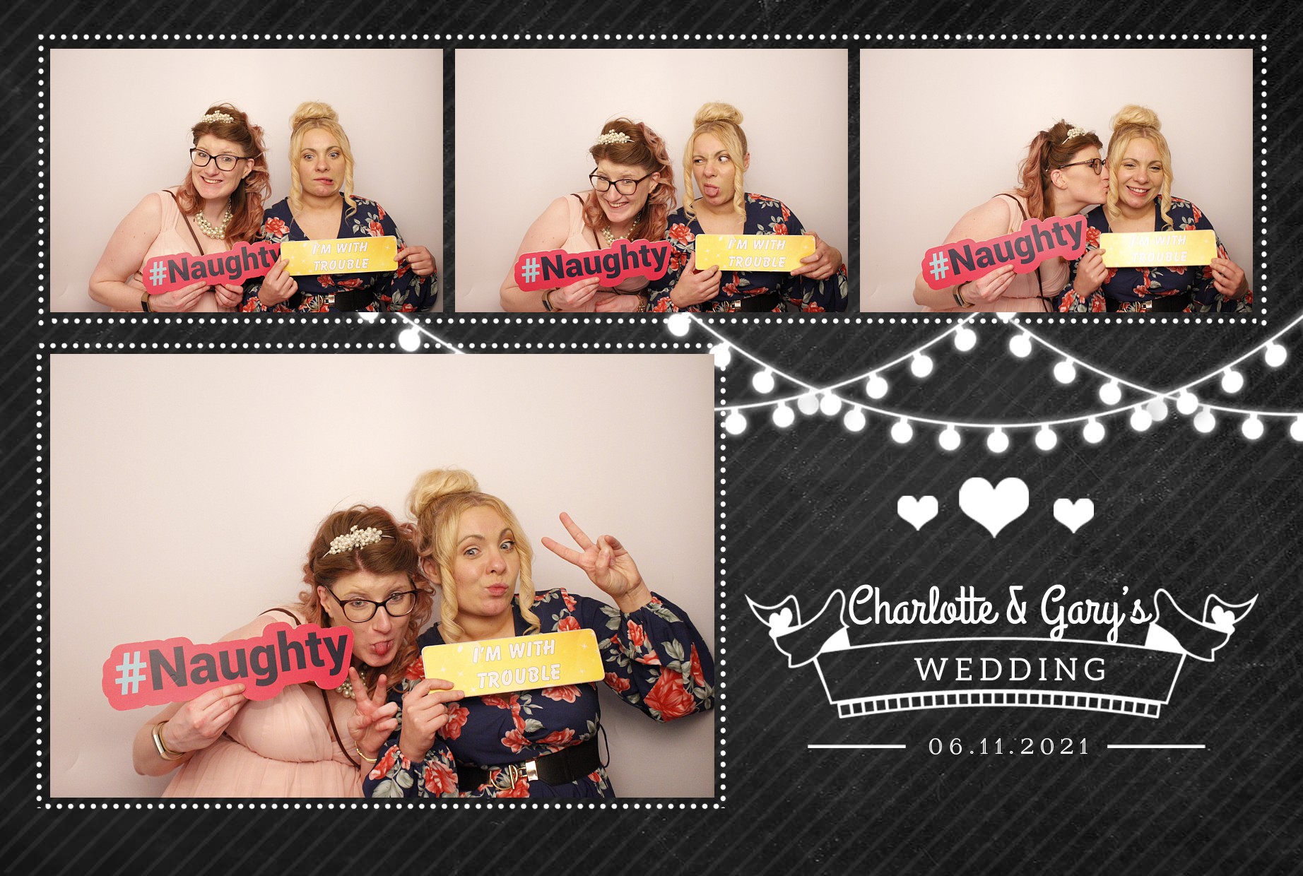 Charlotte & Gary's Wedding | View more photos from the event at gallery.myphotoboothexperience.co.uk/u/MyPhotoBoothExperienceLtd/Charlotte-Garys-Wedding