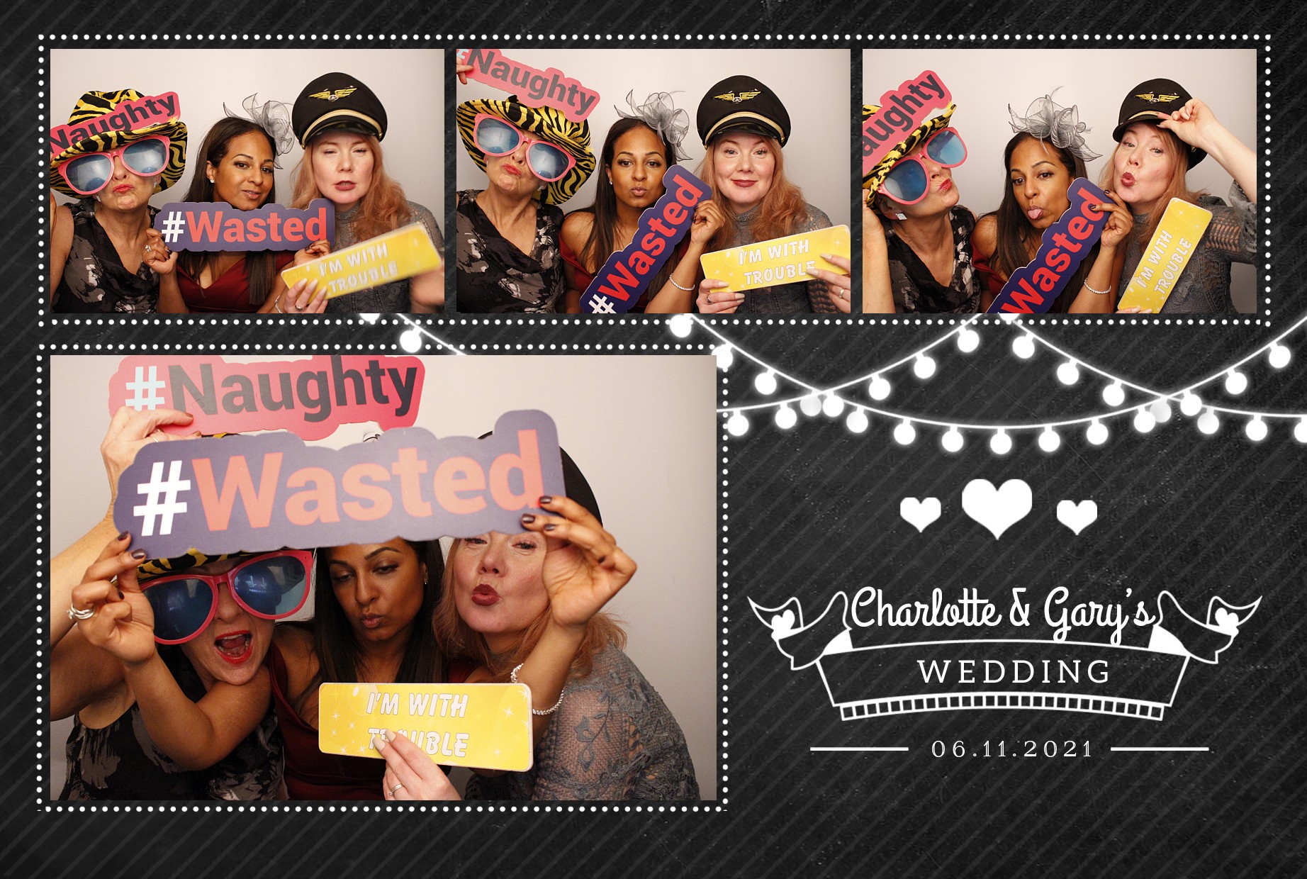 Charlotte & Gary's Wedding | View more photos from the event at gallery.myphotoboothexperience.co.uk/u/MyPhotoBoothExperienceLtd/Charlotte-Garys-Wedding