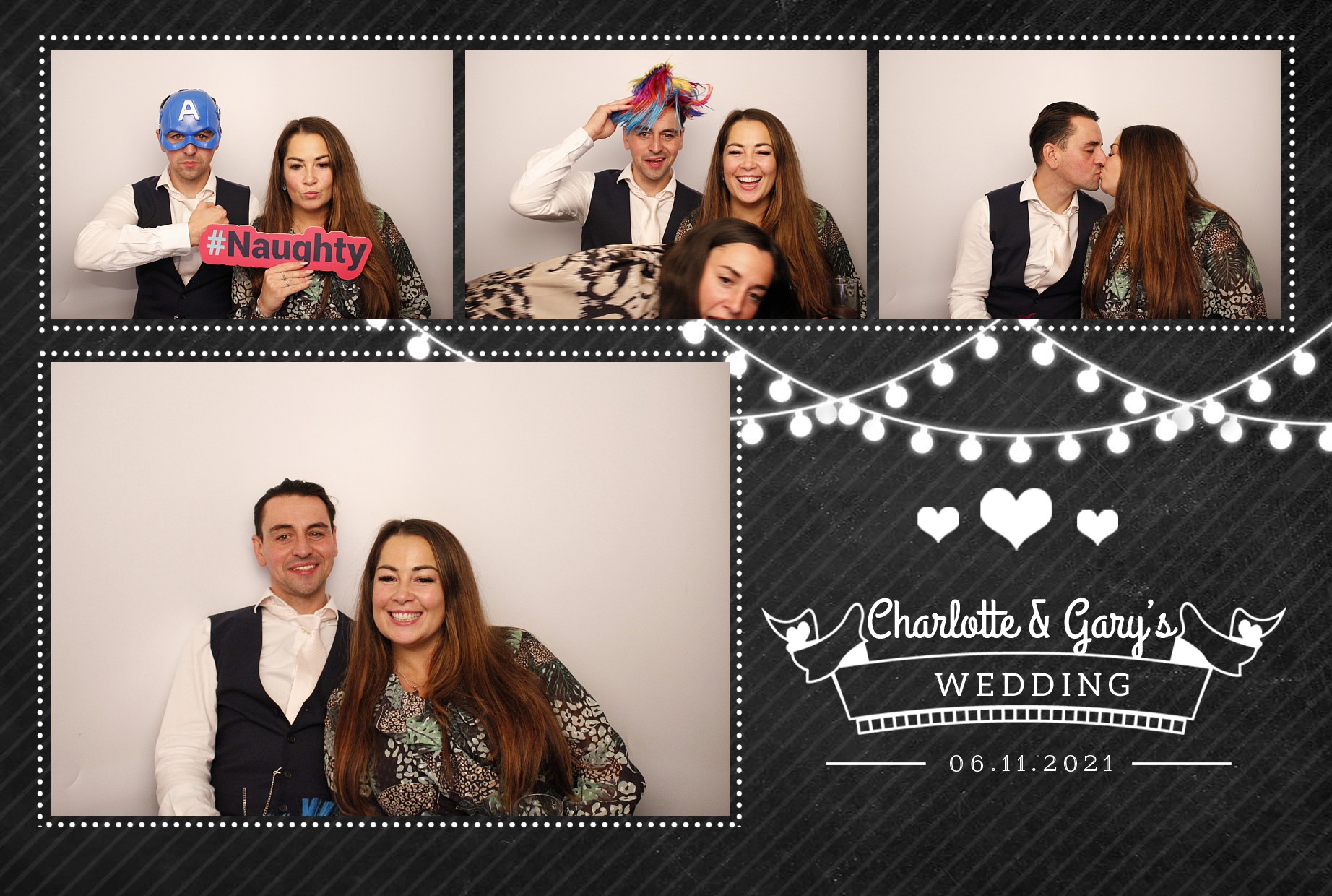 Charlotte & Gary's Wedding | View more photos from the event at gallery.myphotoboothexperience.co.uk/u/MyPhotoBoothExperienceLtd/Charlotte-Garys-Wedding