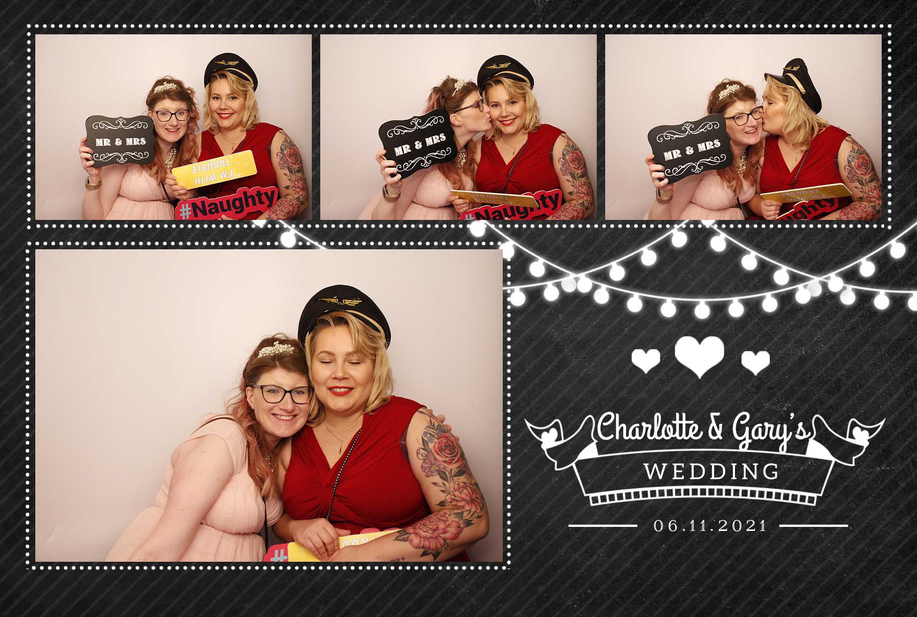 Charlotte & Gary's Wedding | View more photos from the event at gallery.myphotoboothexperience.co.uk/u/MyPhotoBoothExperienceLtd/Charlotte-Garys-Wedding