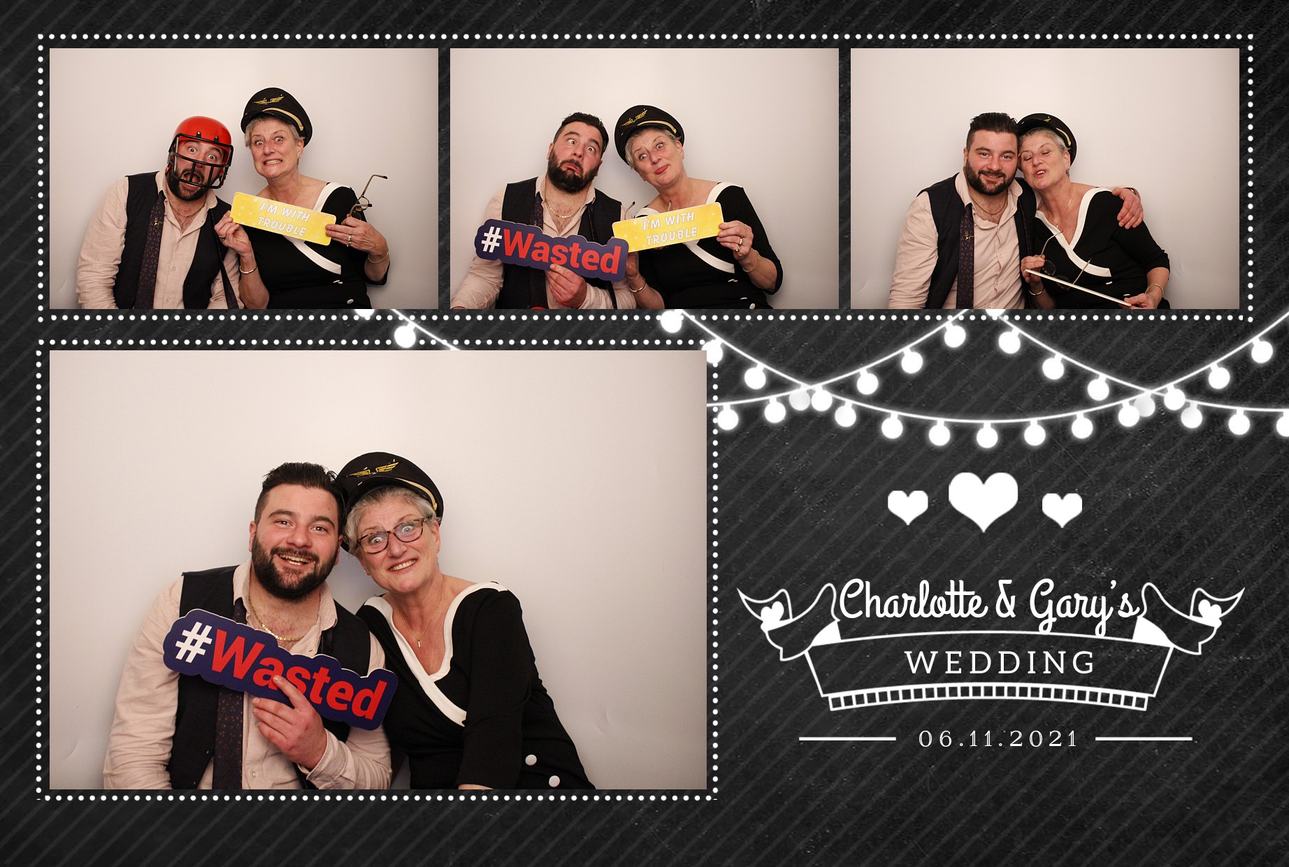 Charlotte & Gary's Wedding | View more photos from the event at gallery.myphotoboothexperience.co.uk/u/MyPhotoBoothExperienceLtd/Charlotte-Garys-Wedding