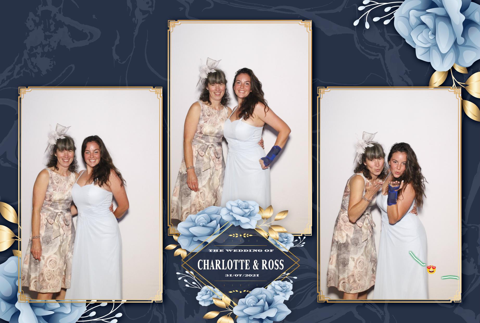 Charlotte & Ross's Wedding | View more photos from the event at gallery.myphotoboothexperience.co.uk/u/MyPhotoBoothExperienceLtd/Charlotte-Rosss-Wedding