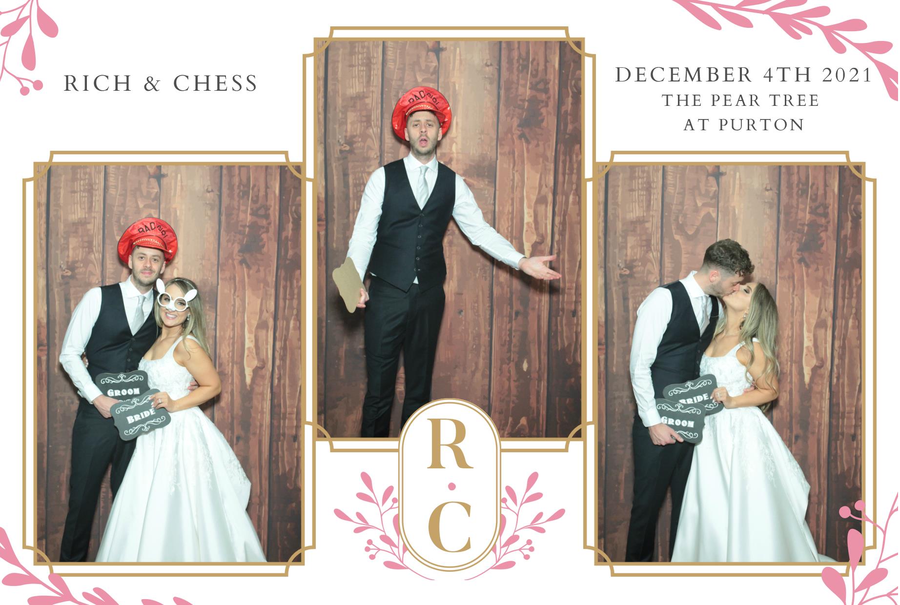 Chess and Rich's Wedding  | View more photos from the event at gallery.myphotoboothexperience.co.uk/u/MyPhotoBoothExperienceLtd/Chess-and-Richs-Wedding