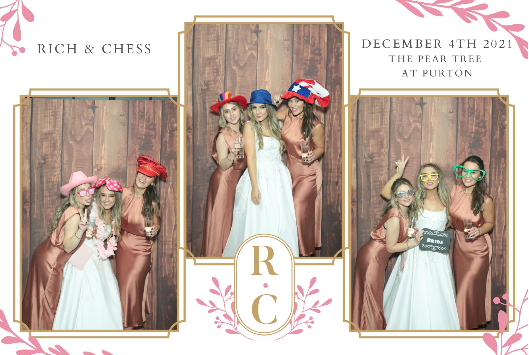 Chess and Rich's Wedding  | View more photos from the event at gallery.myphotoboothexperience.co.uk/u/MyPhotoBoothExperienceLtd/Chess-and-Richs-Wedding