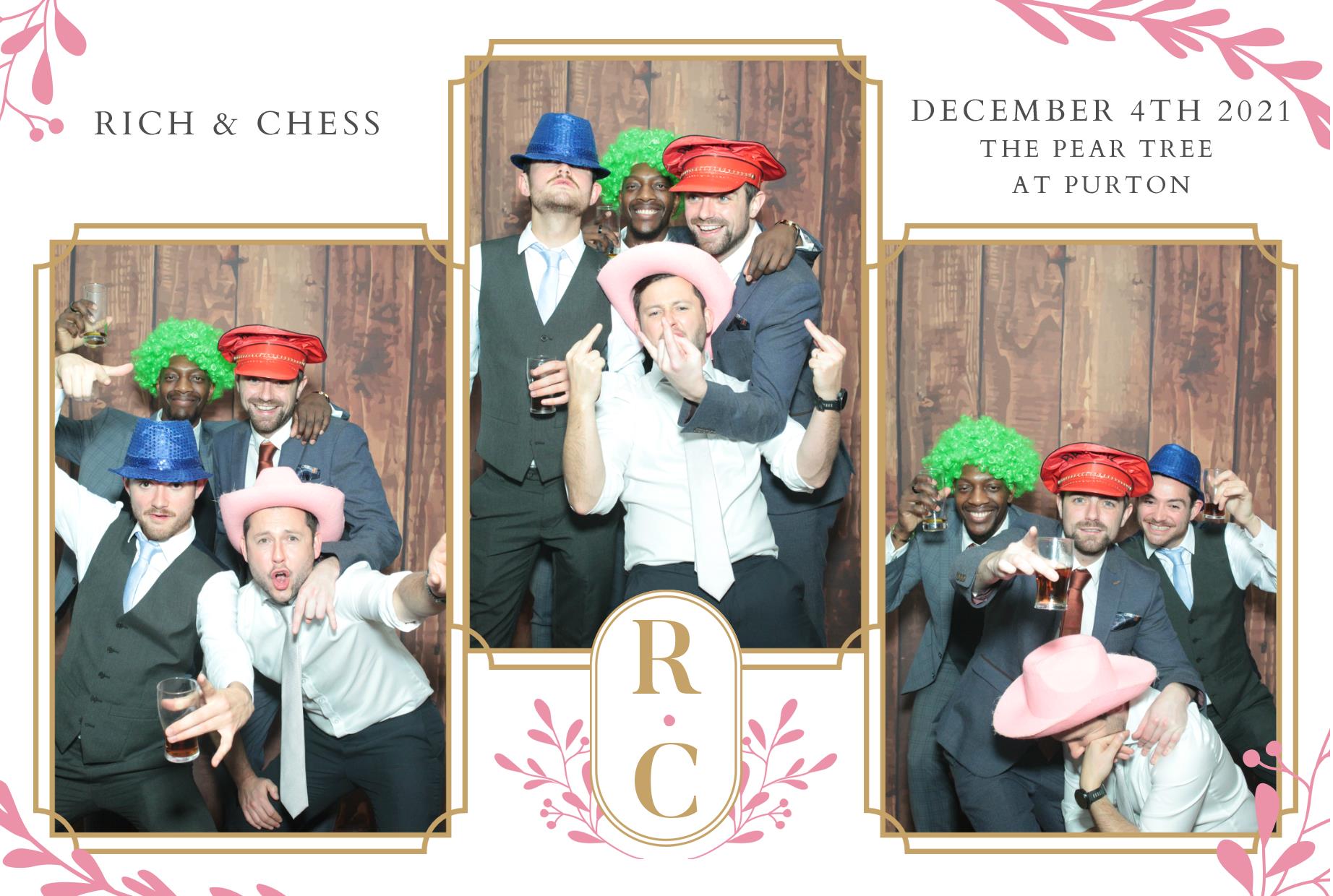 Chess and Rich's Wedding  | View more photos from the event at gallery.myphotoboothexperience.co.uk/u/MyPhotoBoothExperienceLtd/Chess-and-Richs-Wedding