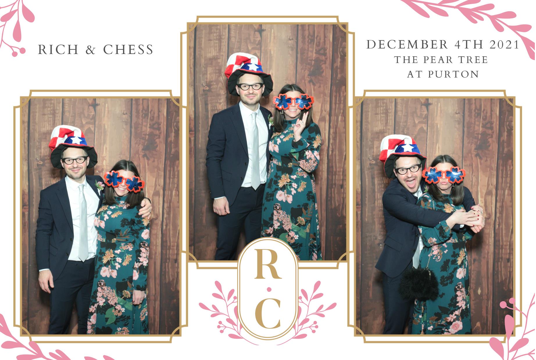 Chess and Rich's Wedding  | View more photos from the event at gallery.myphotoboothexperience.co.uk/u/MyPhotoBoothExperienceLtd/Chess-and-Richs-Wedding